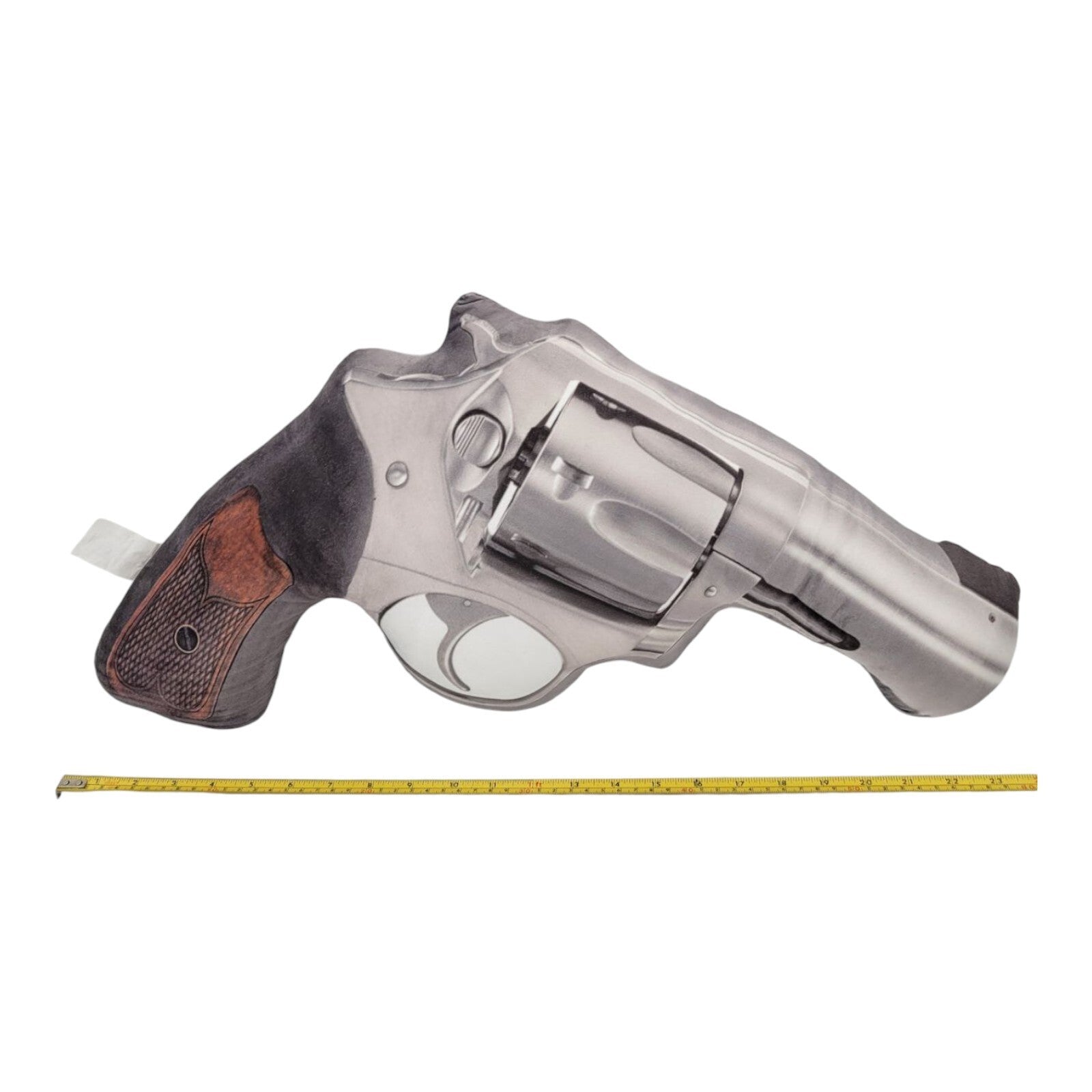 Campco Caliber Gourmet Revolver CBG-1054 Gun Shaped Pillow 18" Soft Cushion