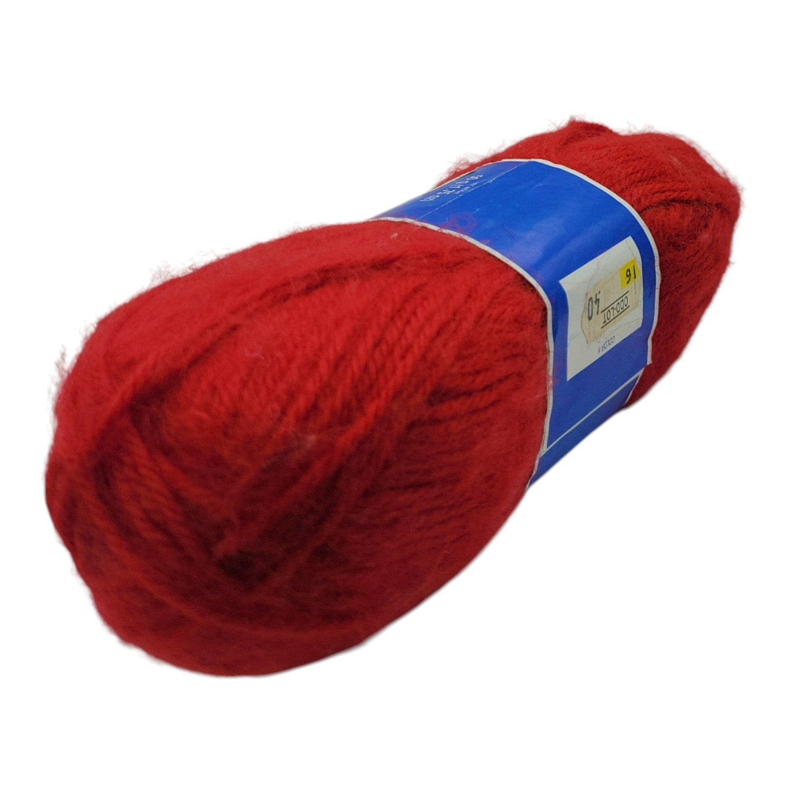 Vintage 1980s TG&Y Promotion Knitting Yarn Bright Red