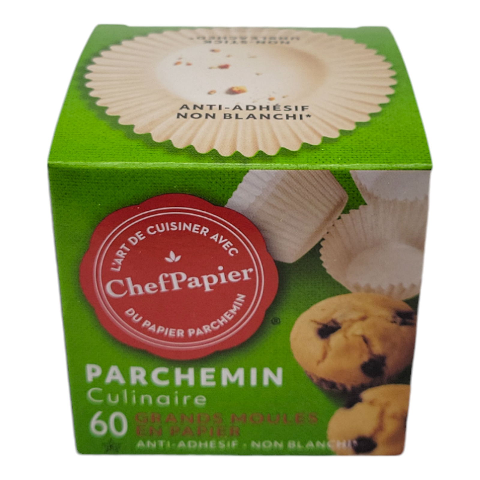 Paper Chef Culinary Parchment Baking Cups Large 60 Count