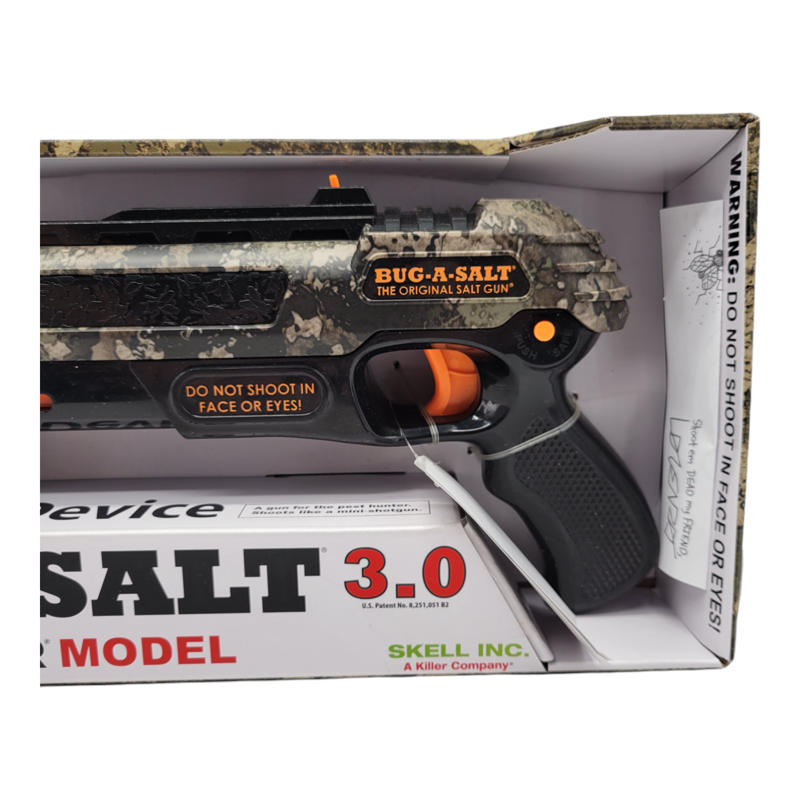 Bug-A-Salt 3.0 TrueTimber Strata Model Non-Toxic Pest Control Salt Gun