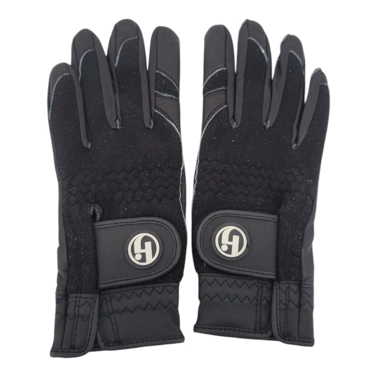 HJ Glove Winter Performance Ladies Small Fleece Leather Golf Gloves Black