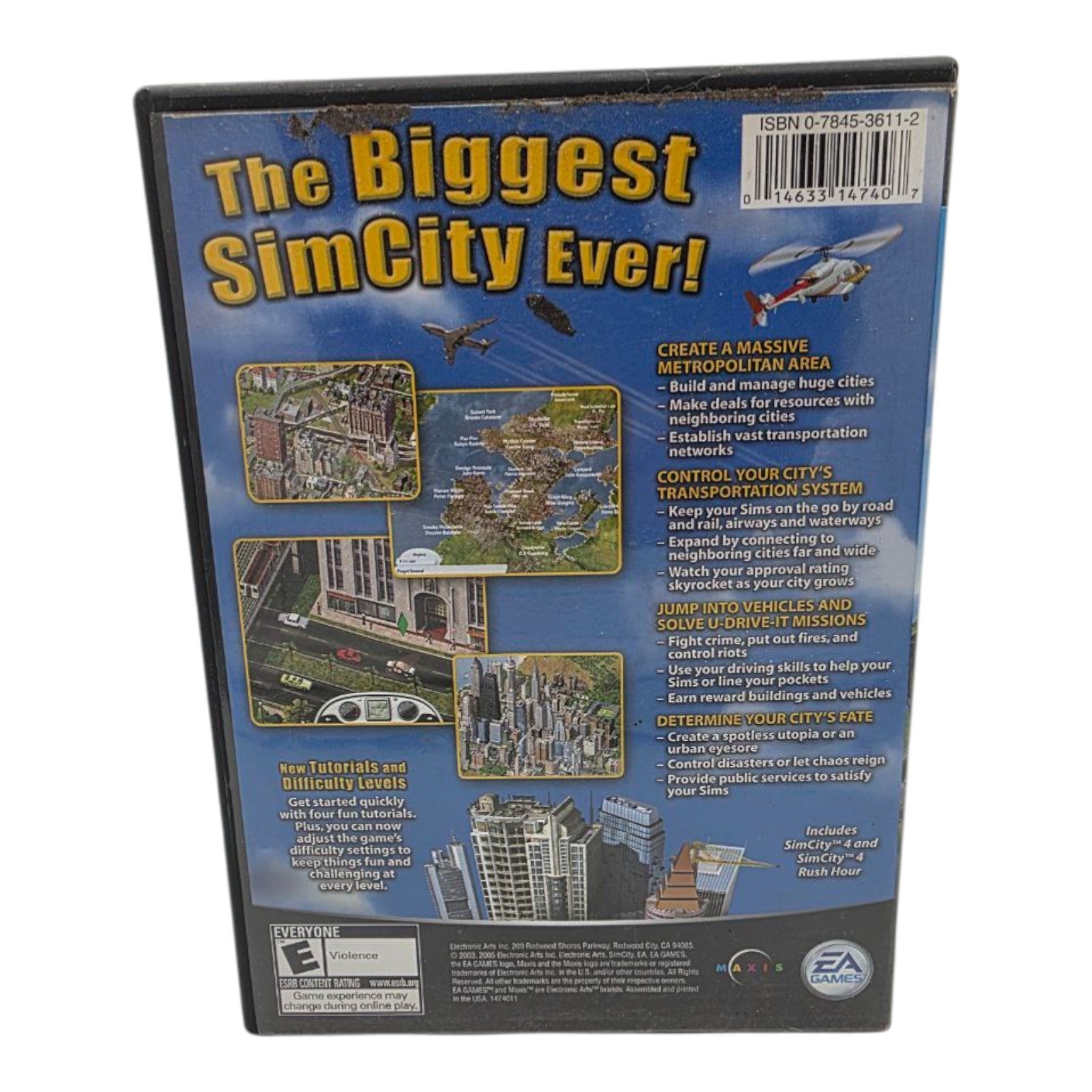 SimCity 4 Deluxe Edition PC CD ROM Complete with Manual and Hint Card