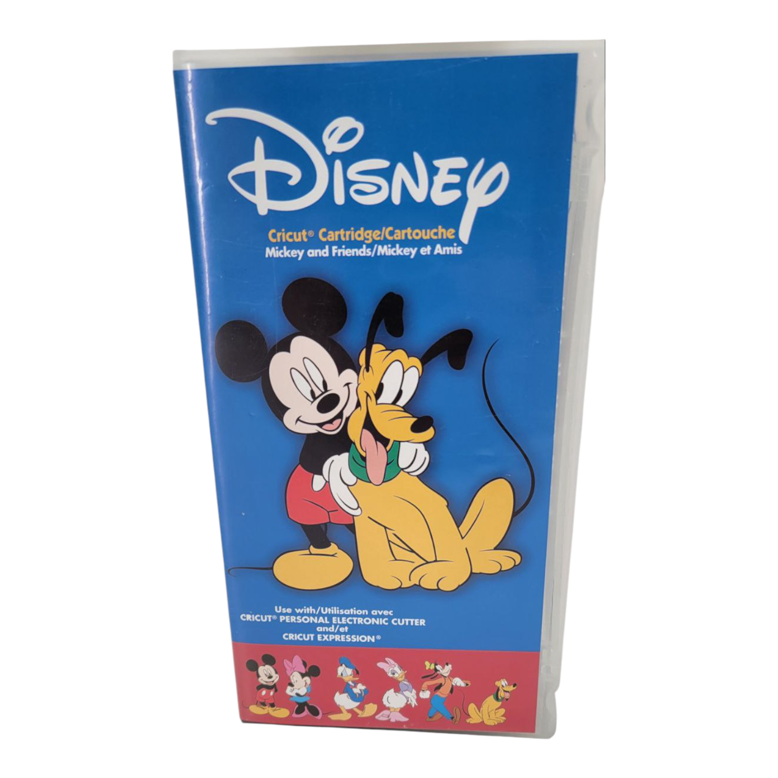Cricut Cartridge Disney Mickey & Friends 290382 Minnie Pluto Goofy Donald
