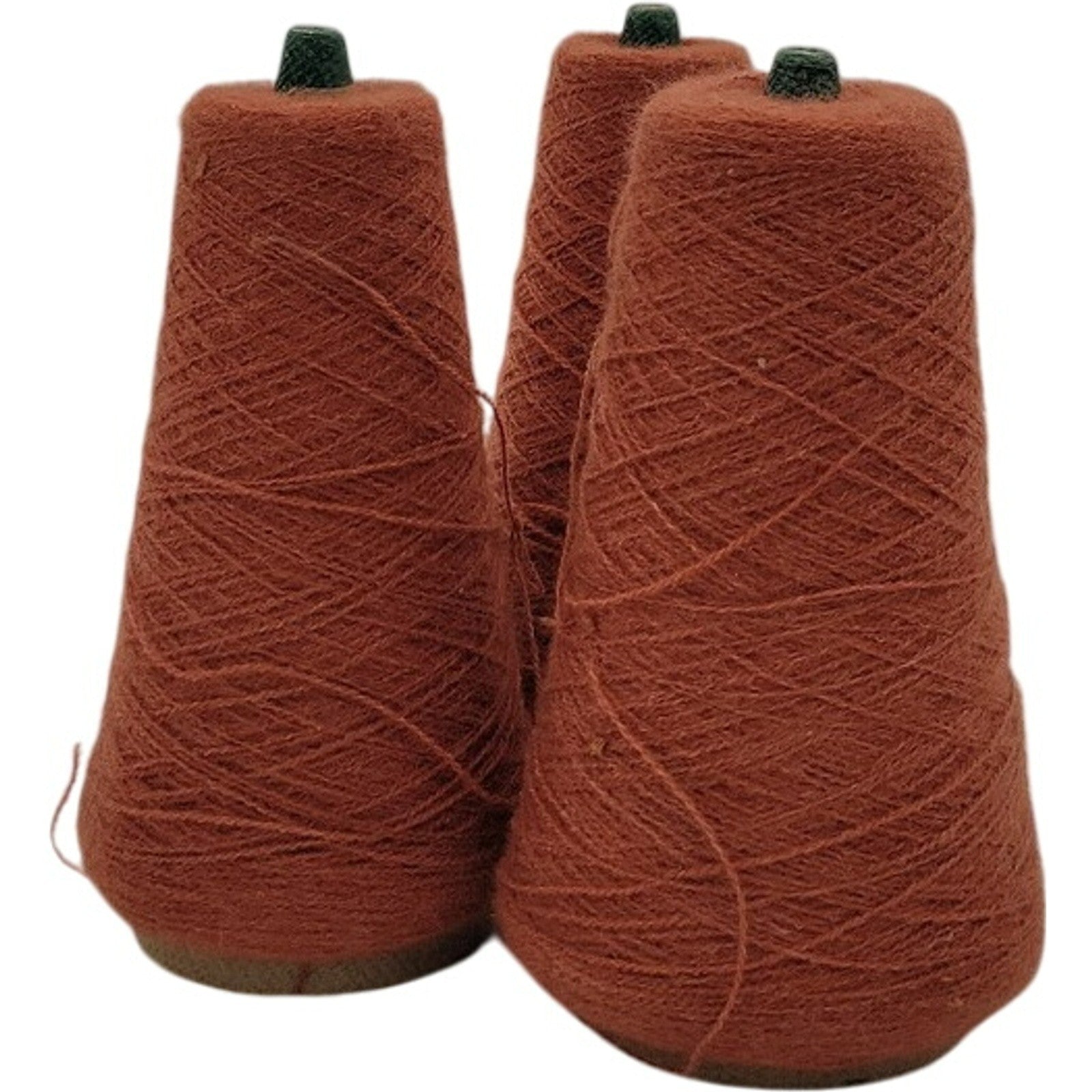 Vintage 1980s Templon 2/24 Yarn Cone DK Spice Heather S-77452 Lot of 3