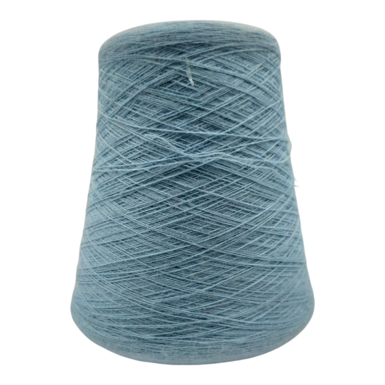 Vintage 1980s Templon Pow Blue Yarn Cone 2/30