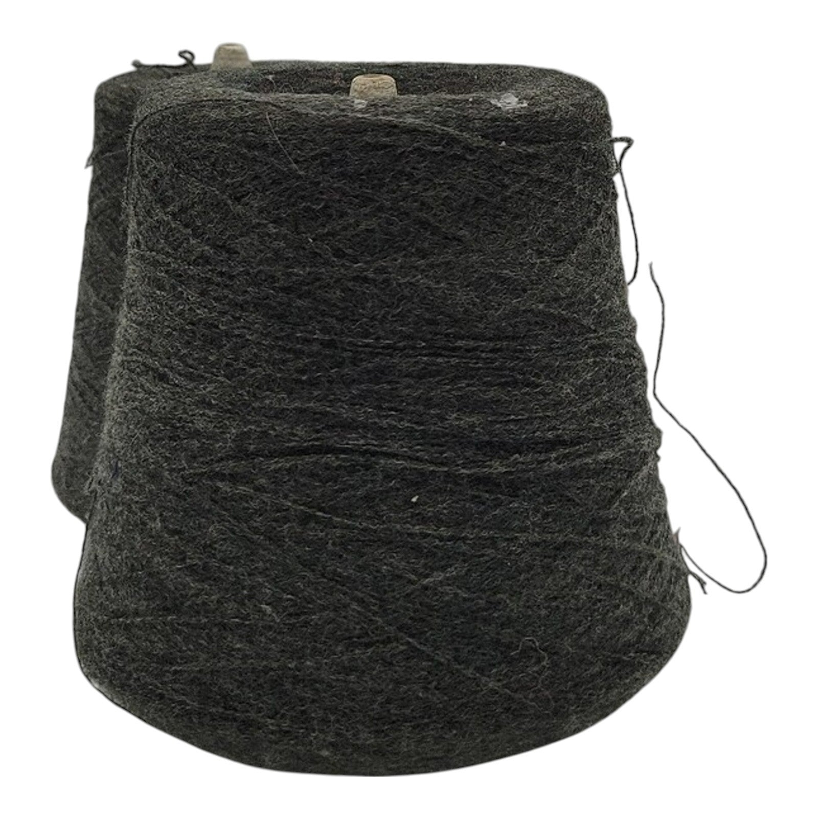 Vintage 1980s Templon Black Heather S-50846 Cone Yarn 2/24 Lot of 2