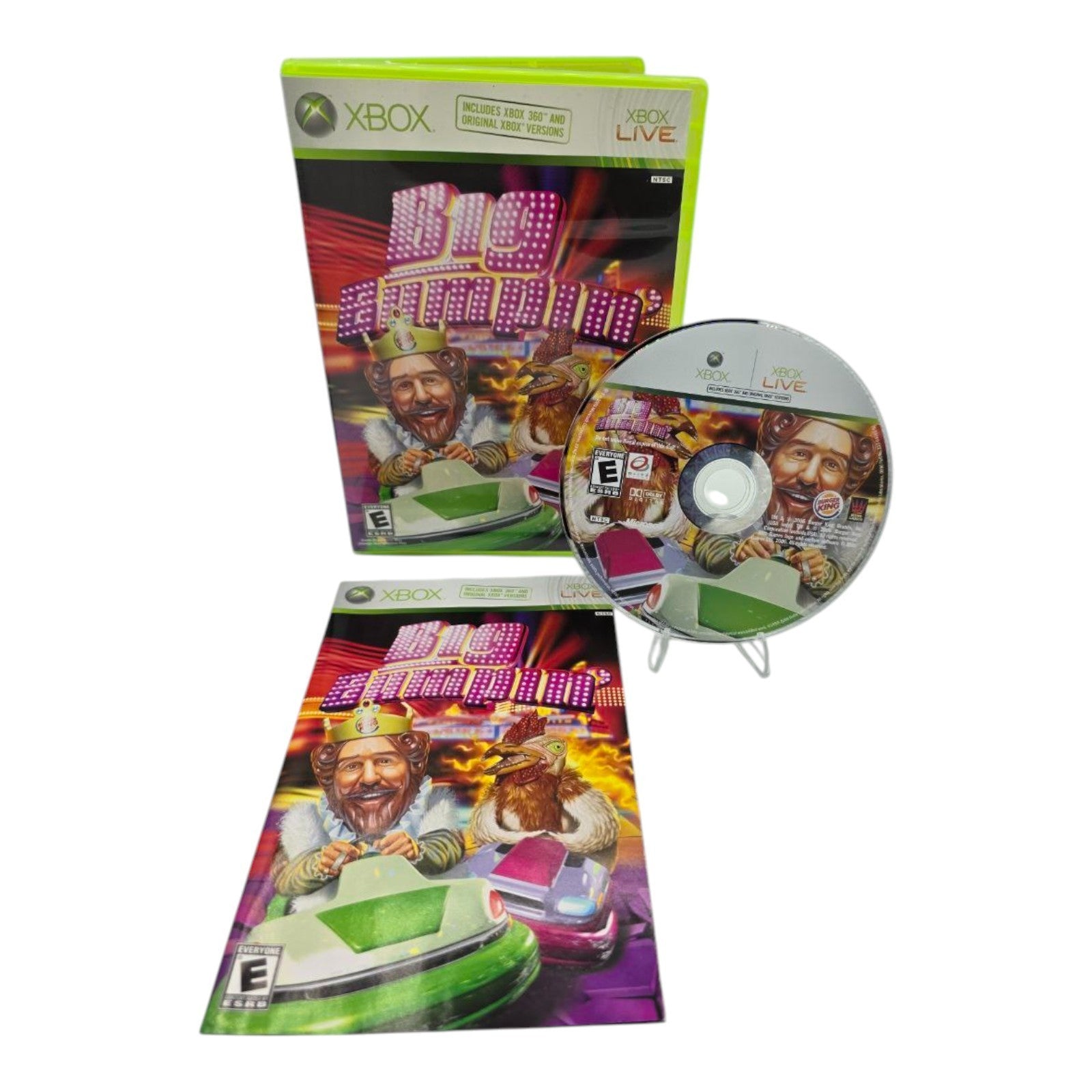 Big Bumpin Xbox 360 Burger King Promo Game Complete with Manual Tested 2006