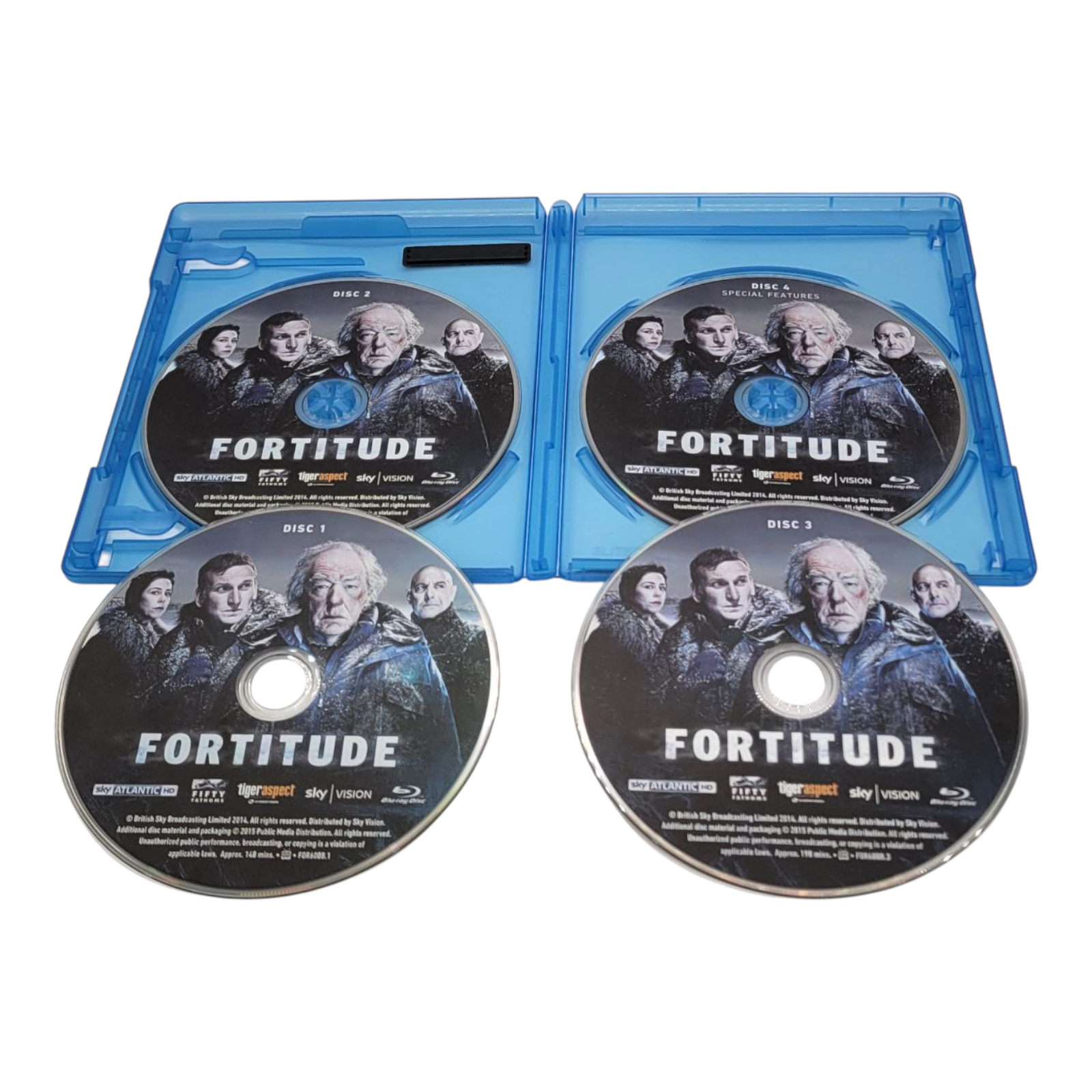 Jurassic World Fortitude Ghost Protocol Pelham 123 Blu-ray Movie Bundle Lot of 4