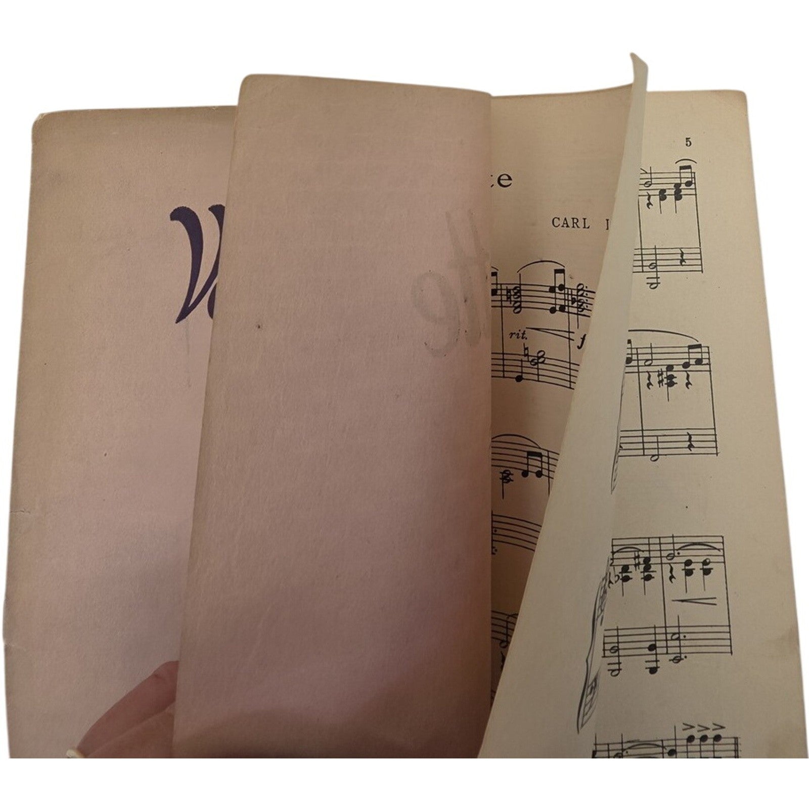1921 Vintage Valse Violette for the Piano by Carl Ludwig Sheet Music