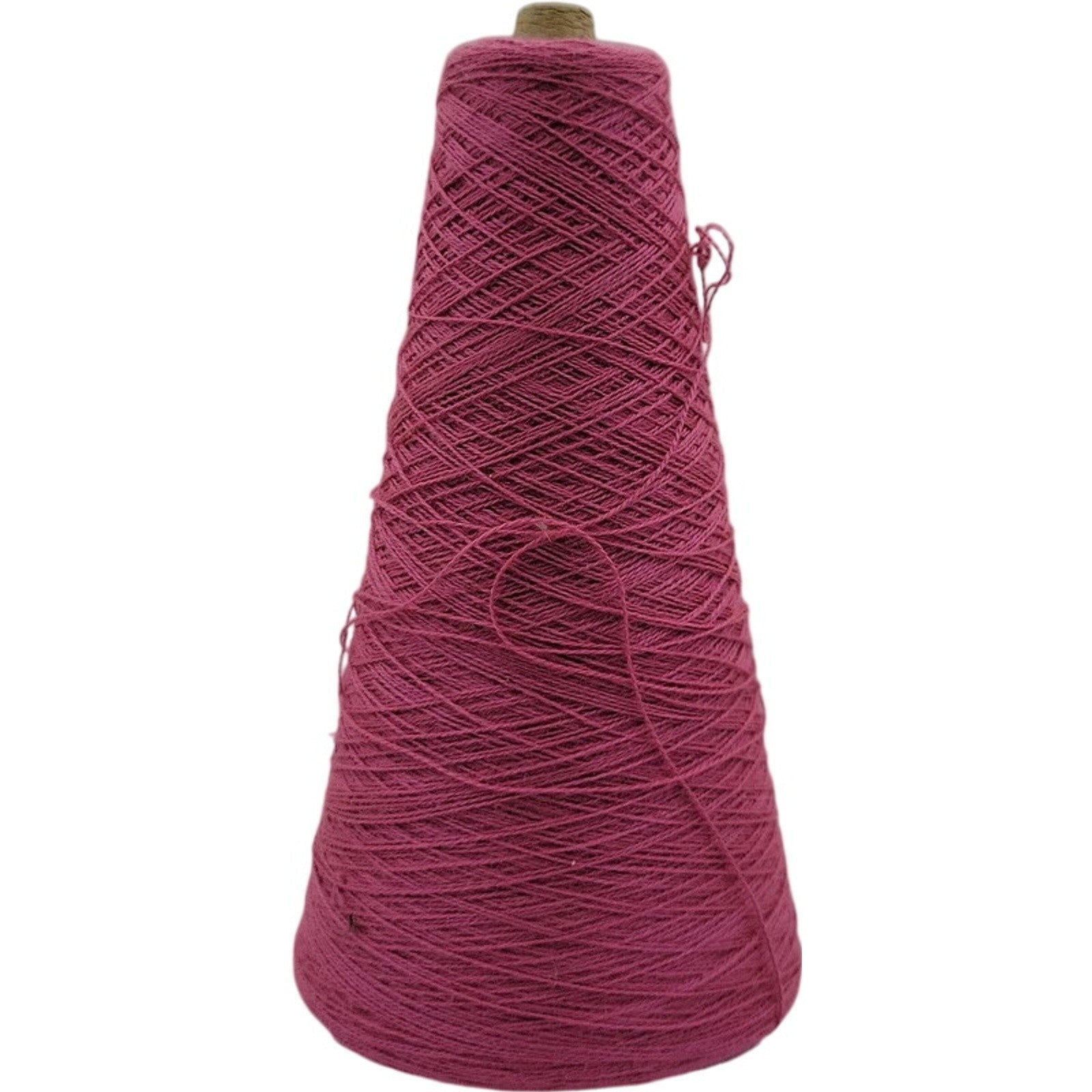 Vintage Pisgah Yarn 2/24 Rose Pink Cone Yarn Weaving Knitting Lot 6105