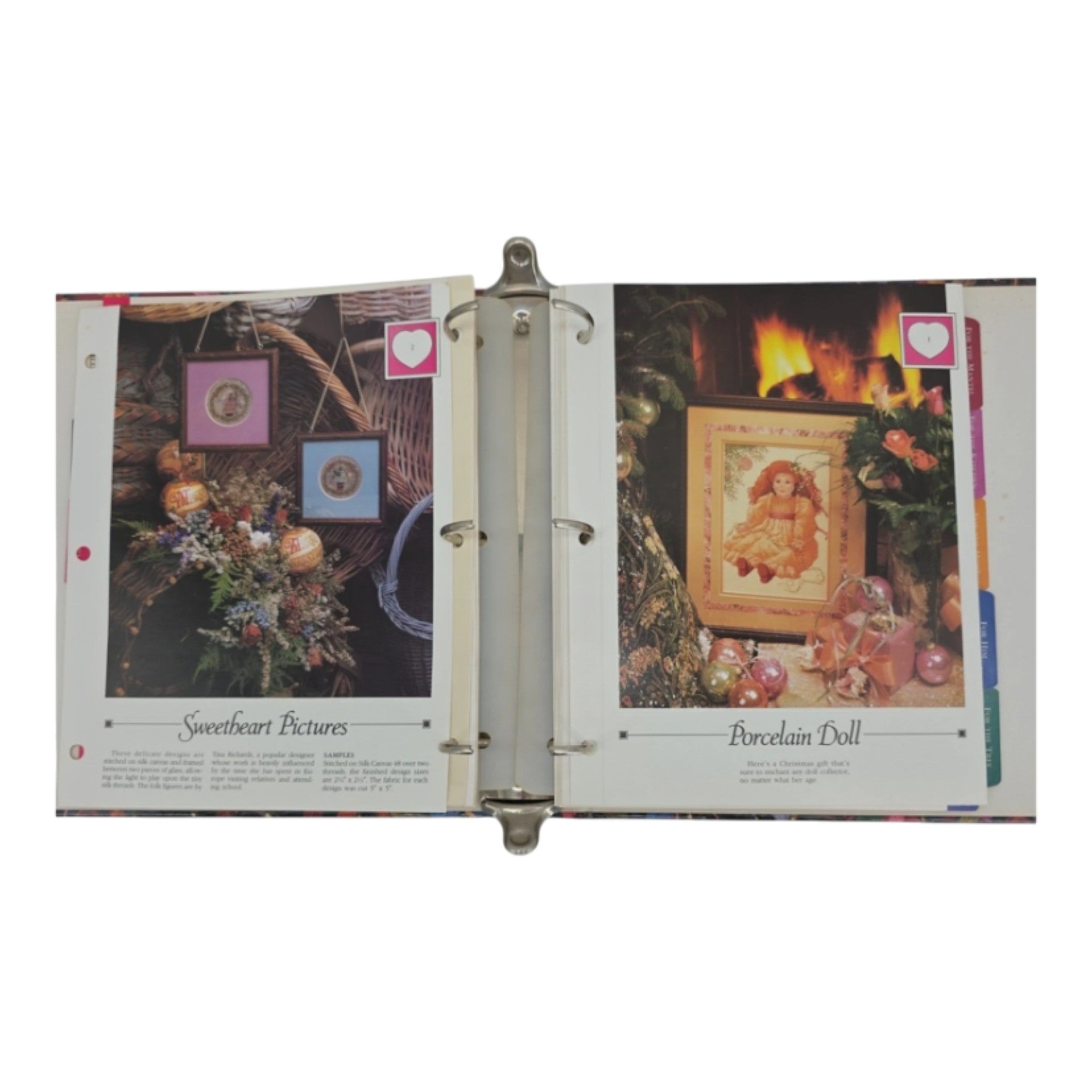The Vanessa-Ann Collection Christmas in Cross-Stitch Binder by Oxmoor House