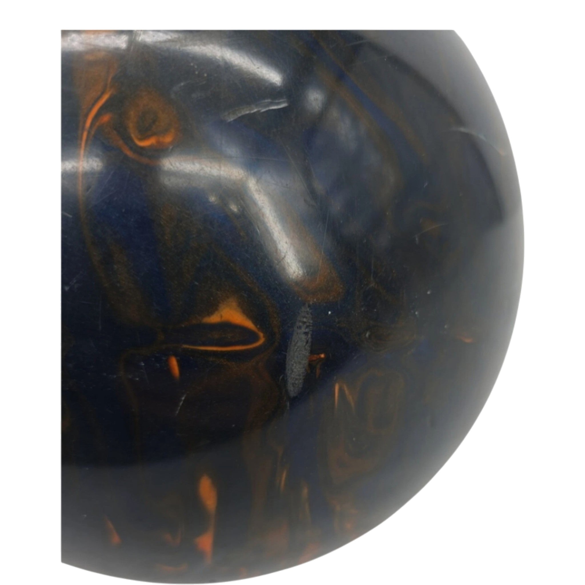 Storm Eraser PBT Power Ball Technology Bowling Ball Blue Orange Swirl Made in US