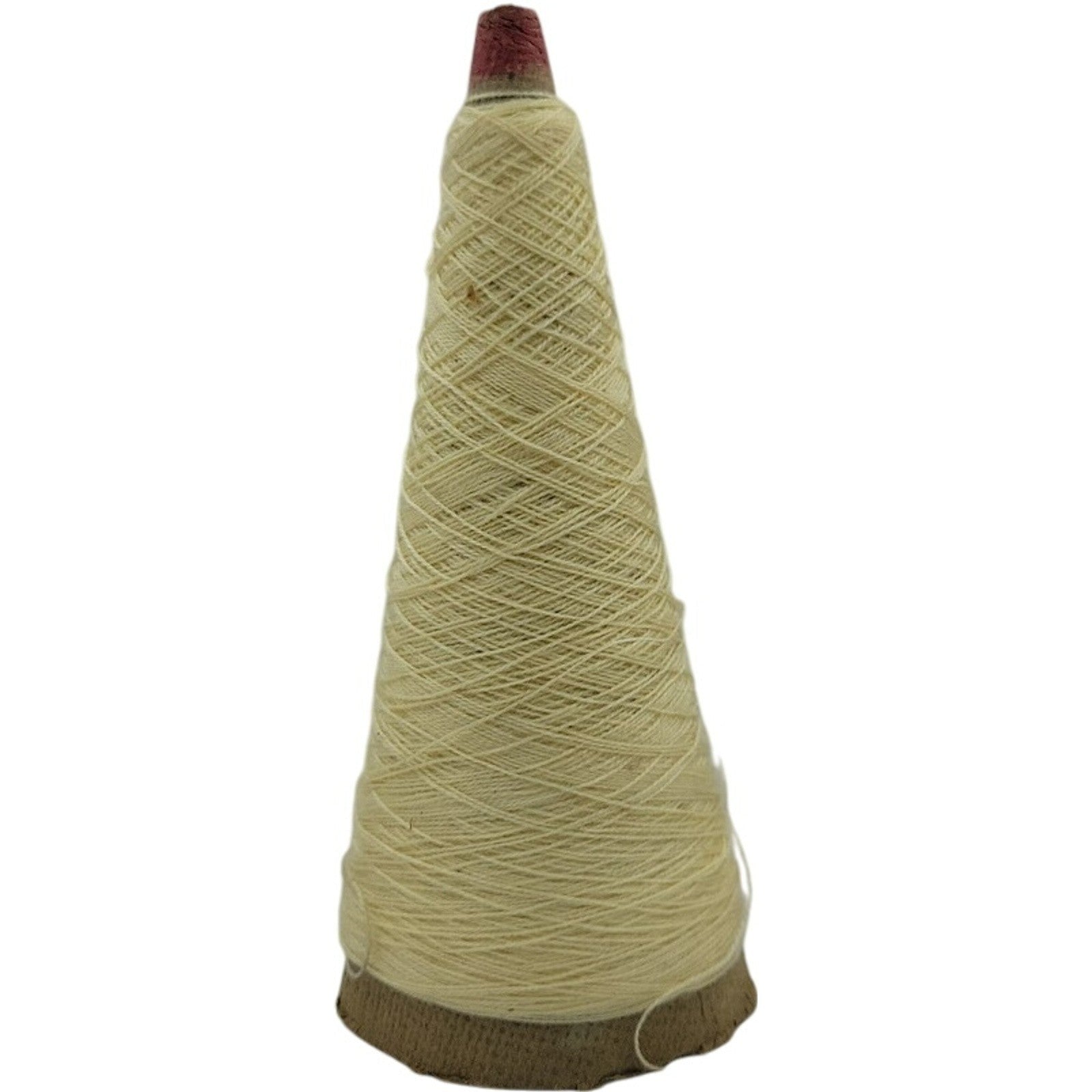 Vintage Pisgah Yarn 2/24 Acrylic Cone Yarn 61-L Yellow 12947