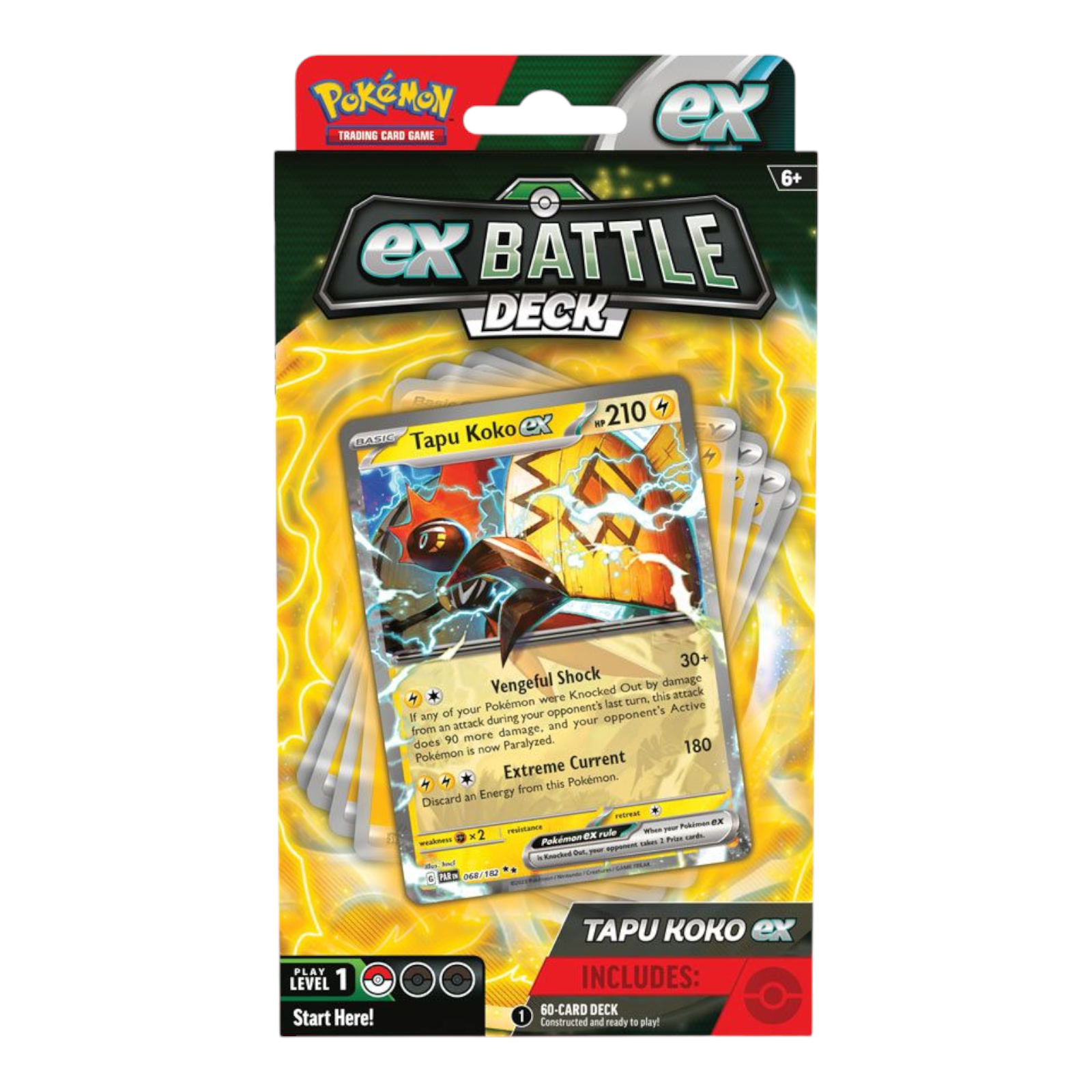 Pokémon TCG ex Deluxe Battle Deck Tapu Koko EX 60 Card Ready to Play Deck