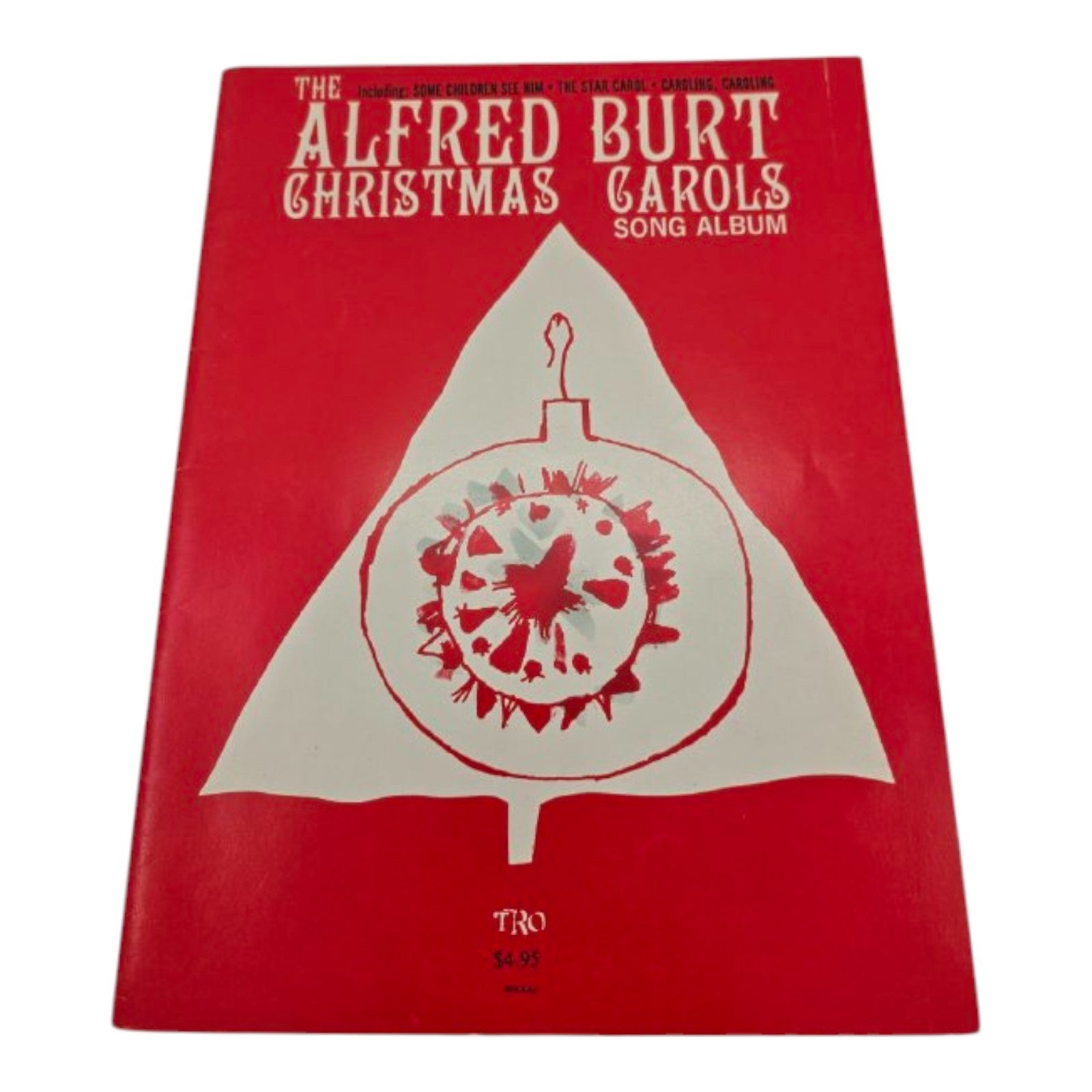 Alfred Burt The Alfred Burt Christmas Carols Song Album Vintage Music Book