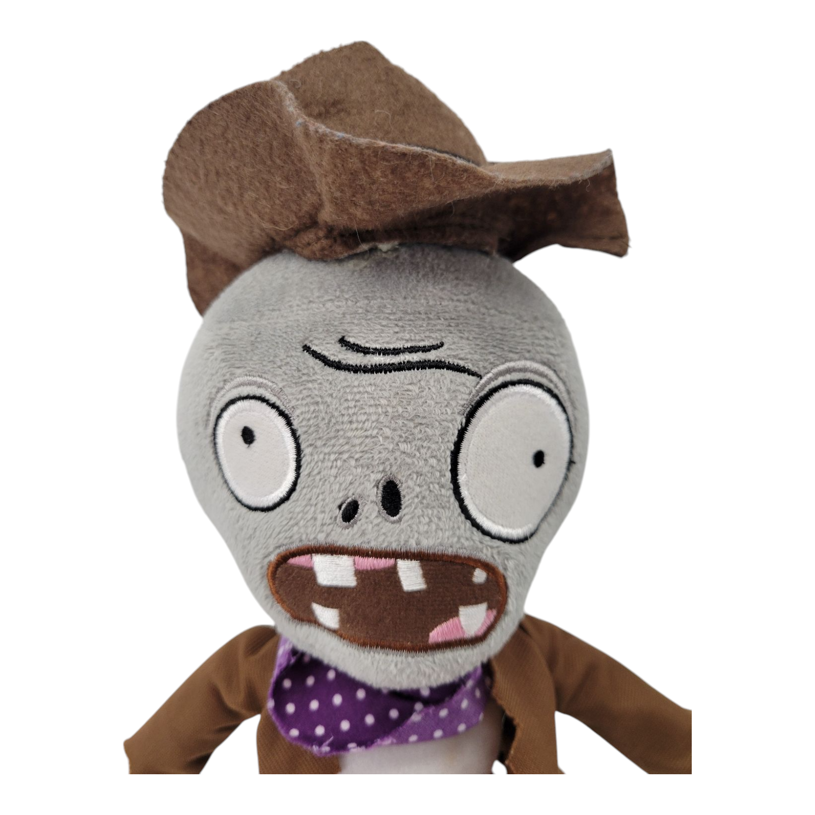 Plants vs Zombies Cowboy Zombie Plush Stuffed Action Figure Toy 14"