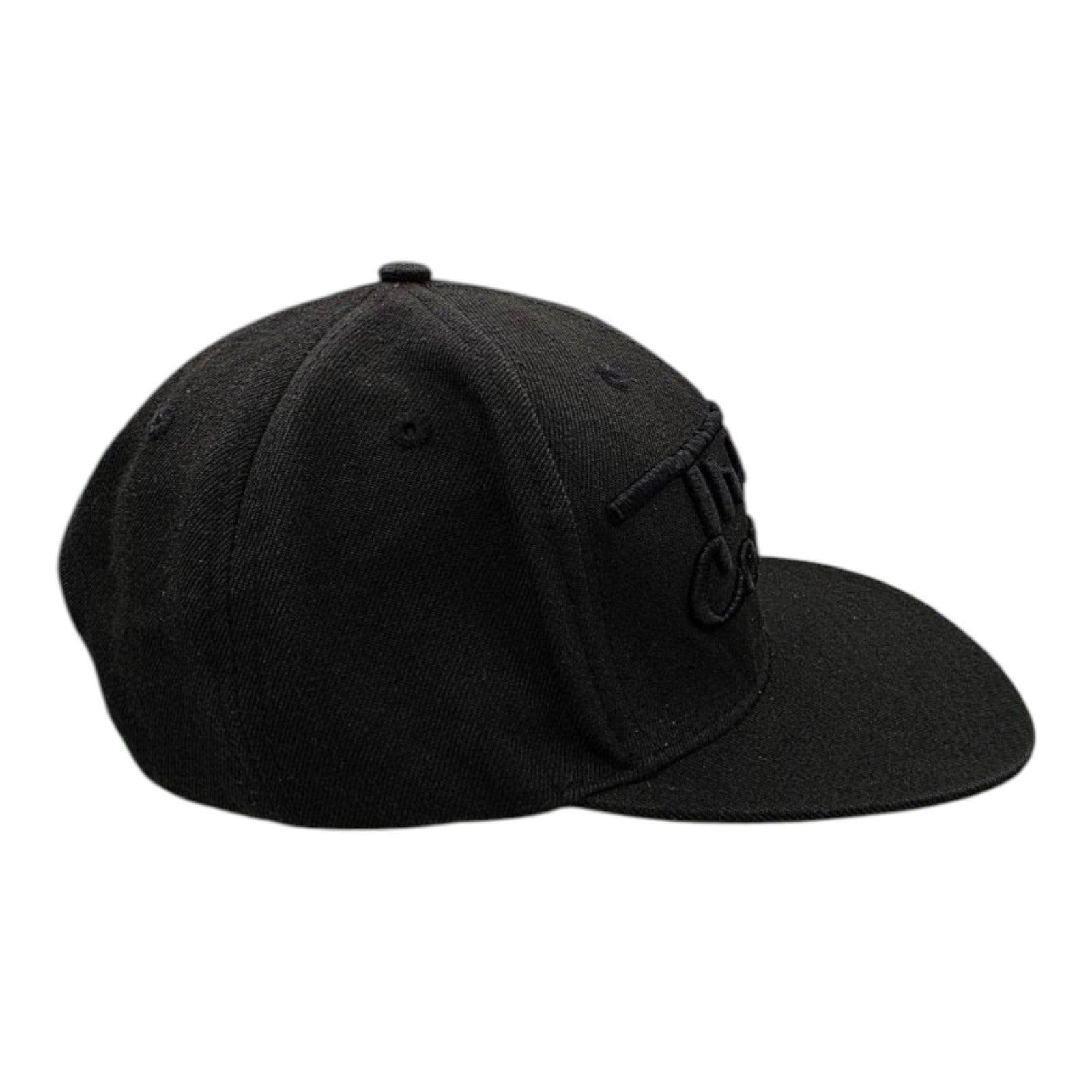 True Cooks Black Snapback Hat Adjustable Flat Bill Cap One Size