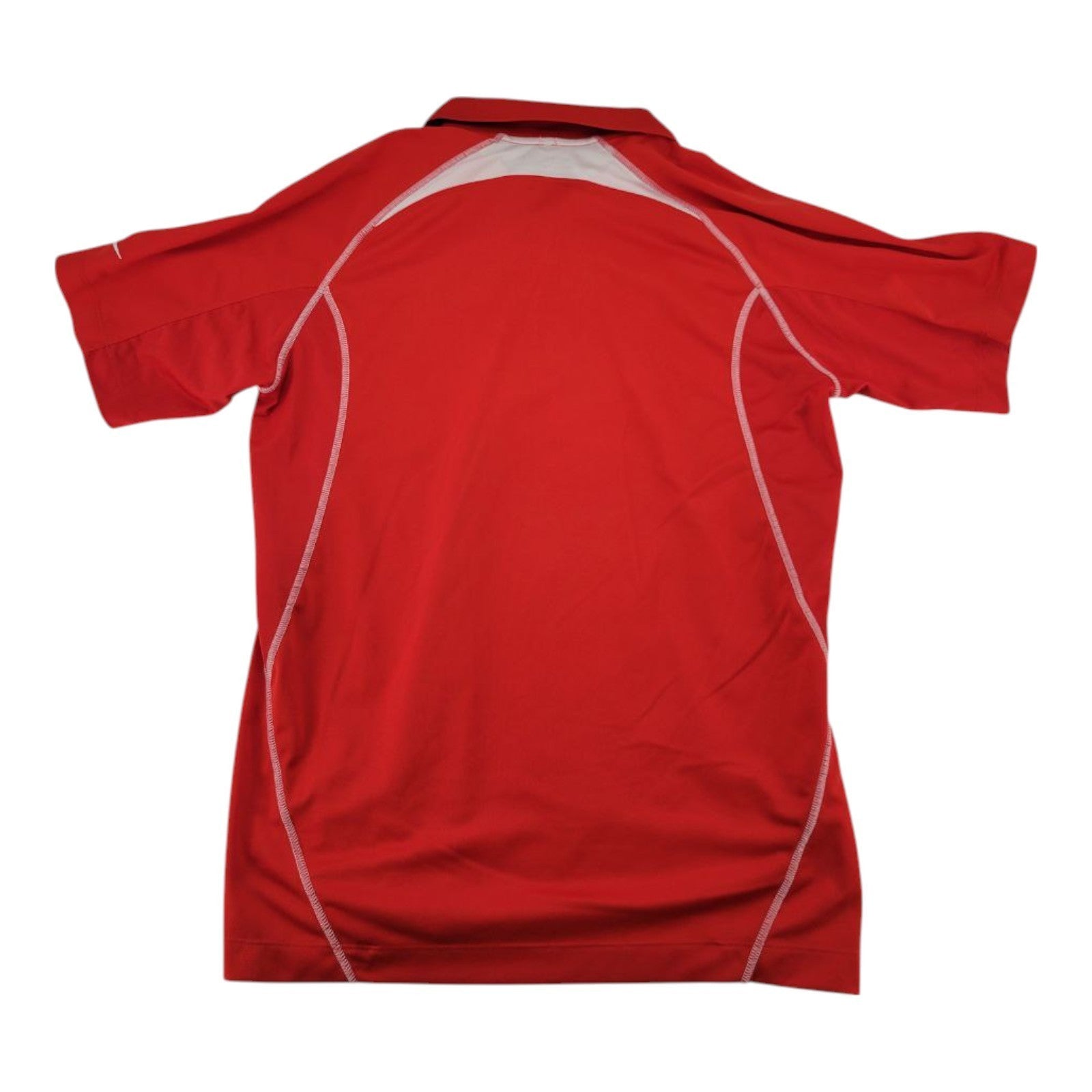 Nike Golf Men's Red Dri-Fit Polo Shirt L Athletic Fit Short Sleeve