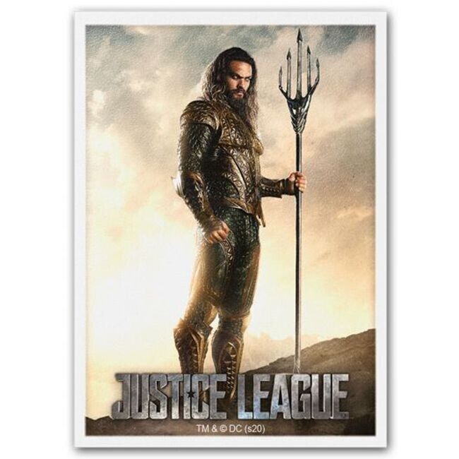 Dragon Shield 100 Standard Deck Card Sleeves Art Matte Justice League Aquaman