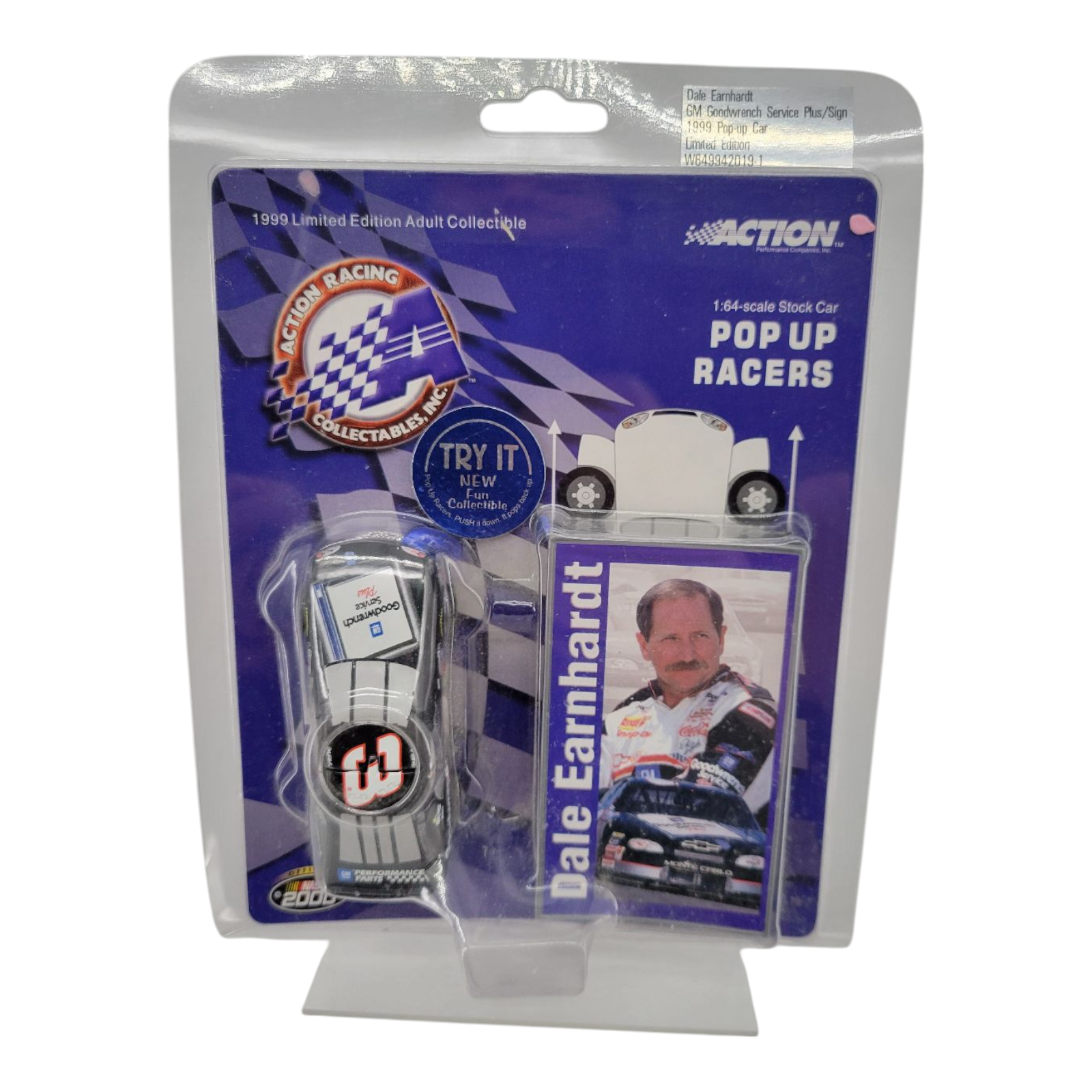 Action Racing Collectibles Dale Earnhardt GM Goodwrench 1999 Pop Up Racer 1:64