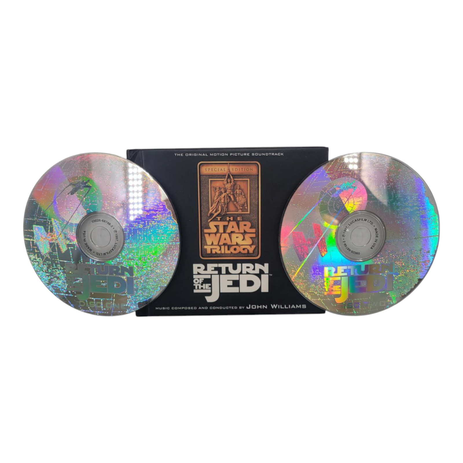 Waynes World Star Wars-Return of the Jedi Movie Sountracks Four CD Music Bundle