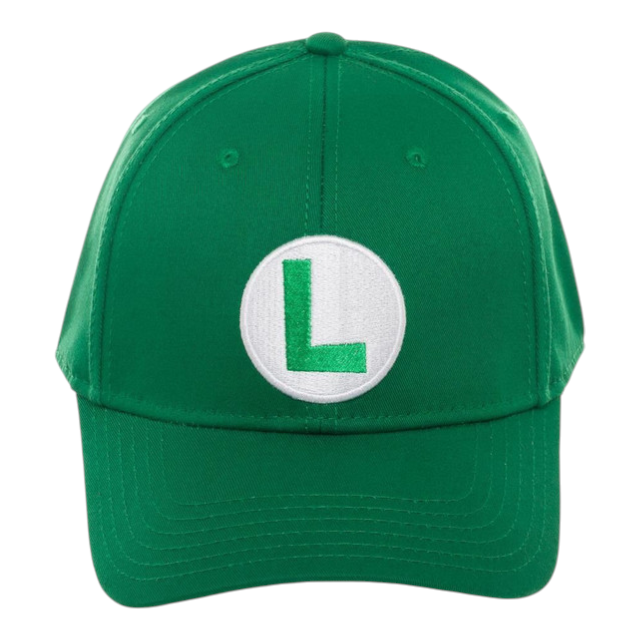 Bioworld Hat Flex Fit Super Mario Bros Luigi Green