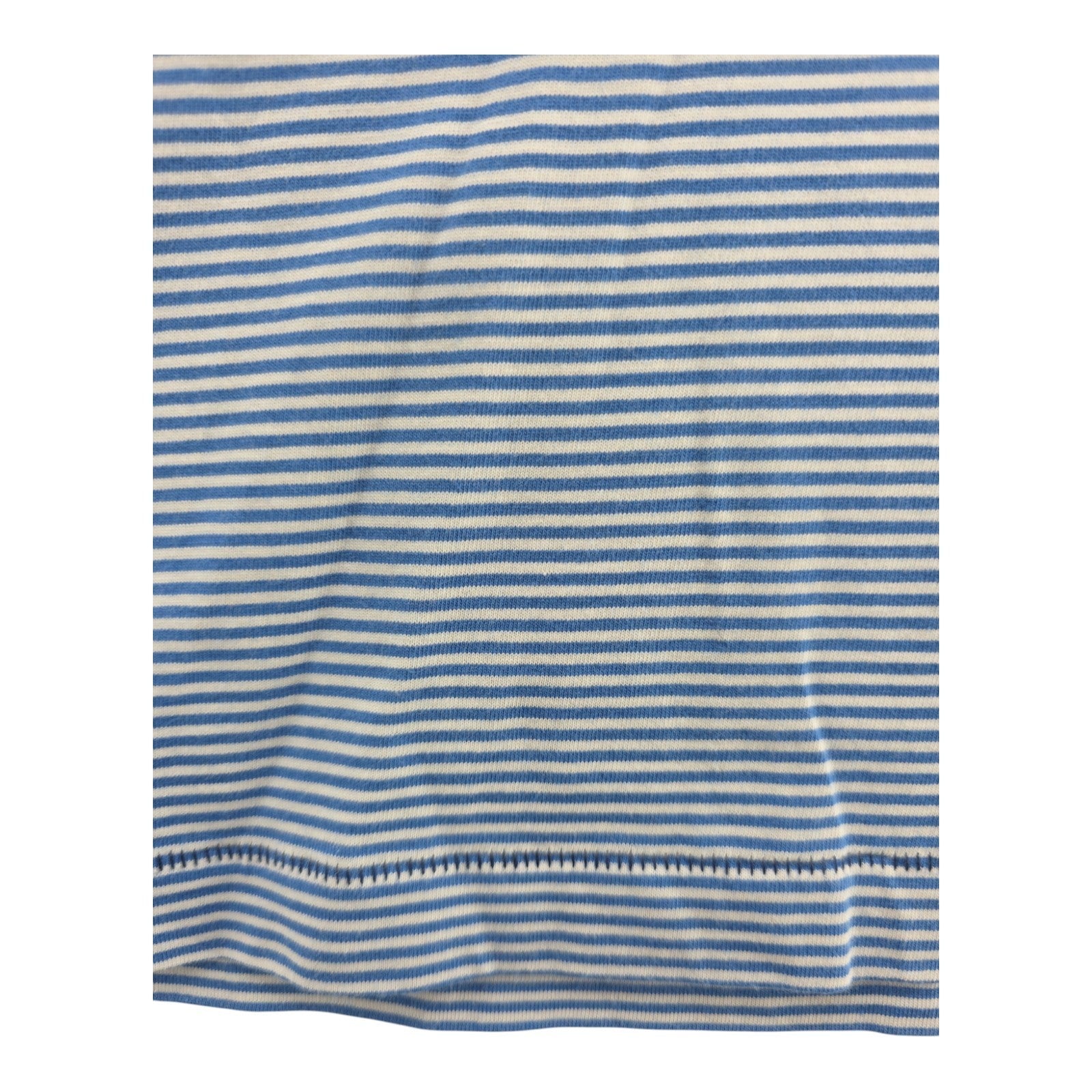 Tommy Bahama Polo Shirt Blue White Striped Cotton Relax Fit Men’s Size L