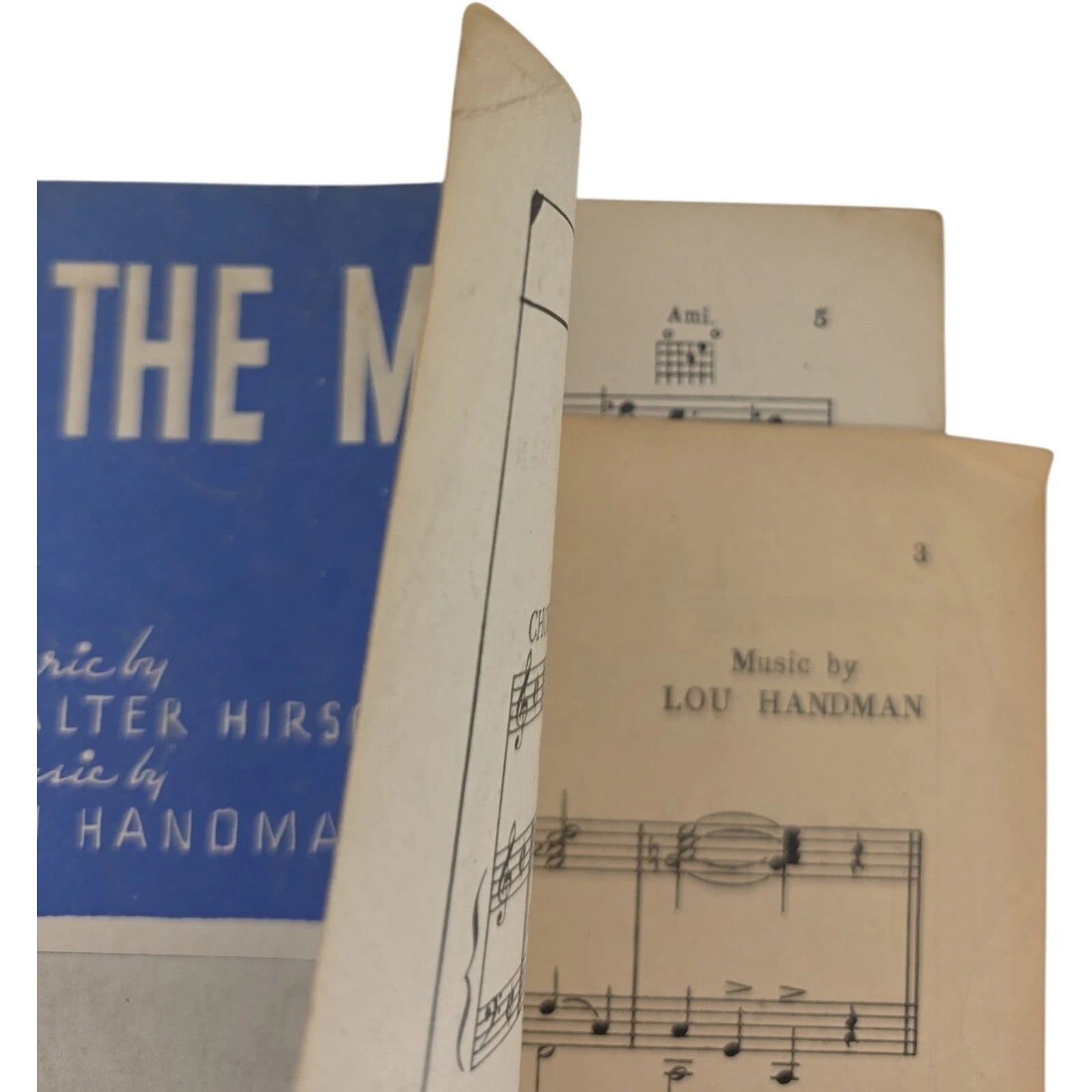 Me and the Moon 1936 Vintage Sheet Music Walter Hirsch Lou Handman Dick Stabile