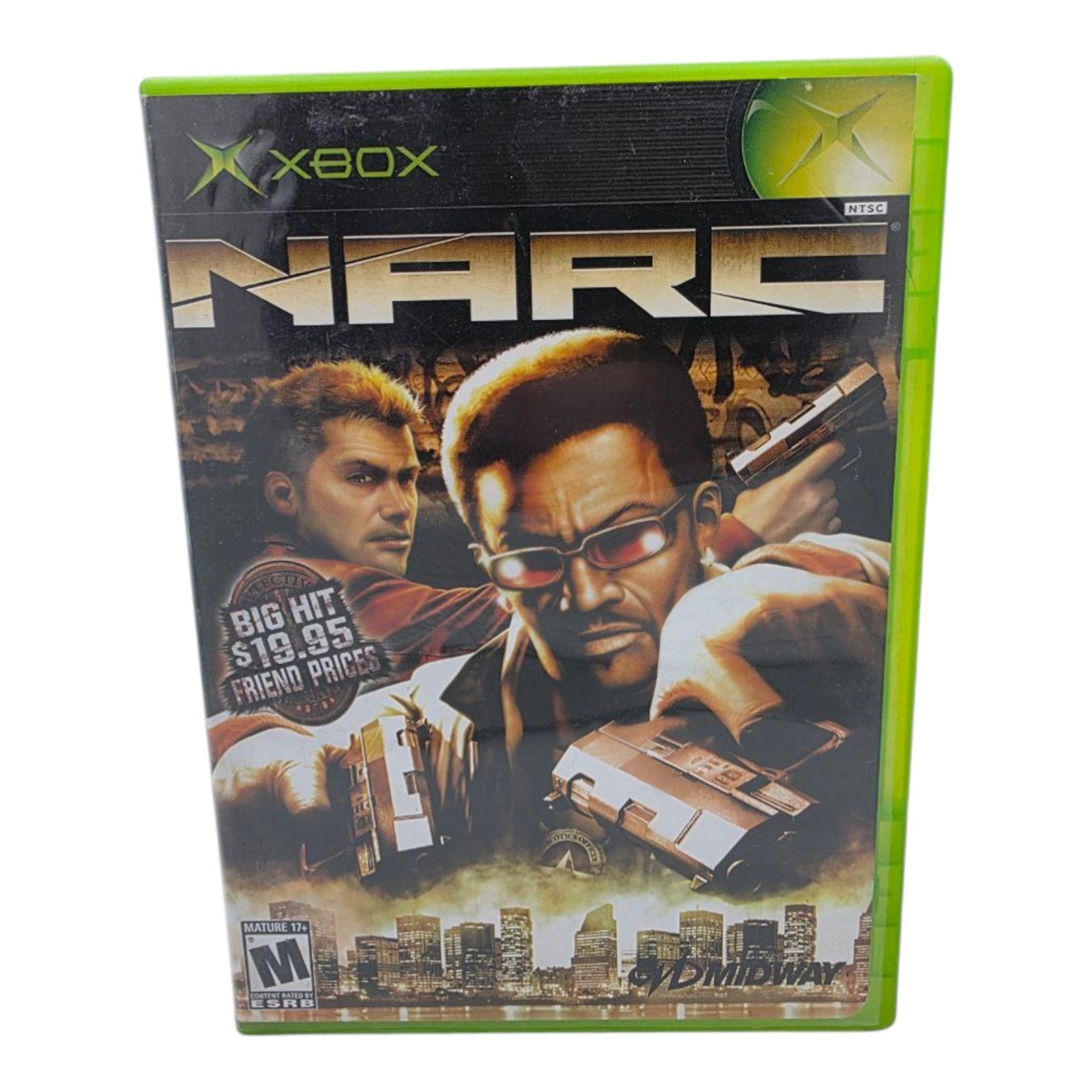 NARC Xbox 2005 Complete CIB Manual & Disc Included