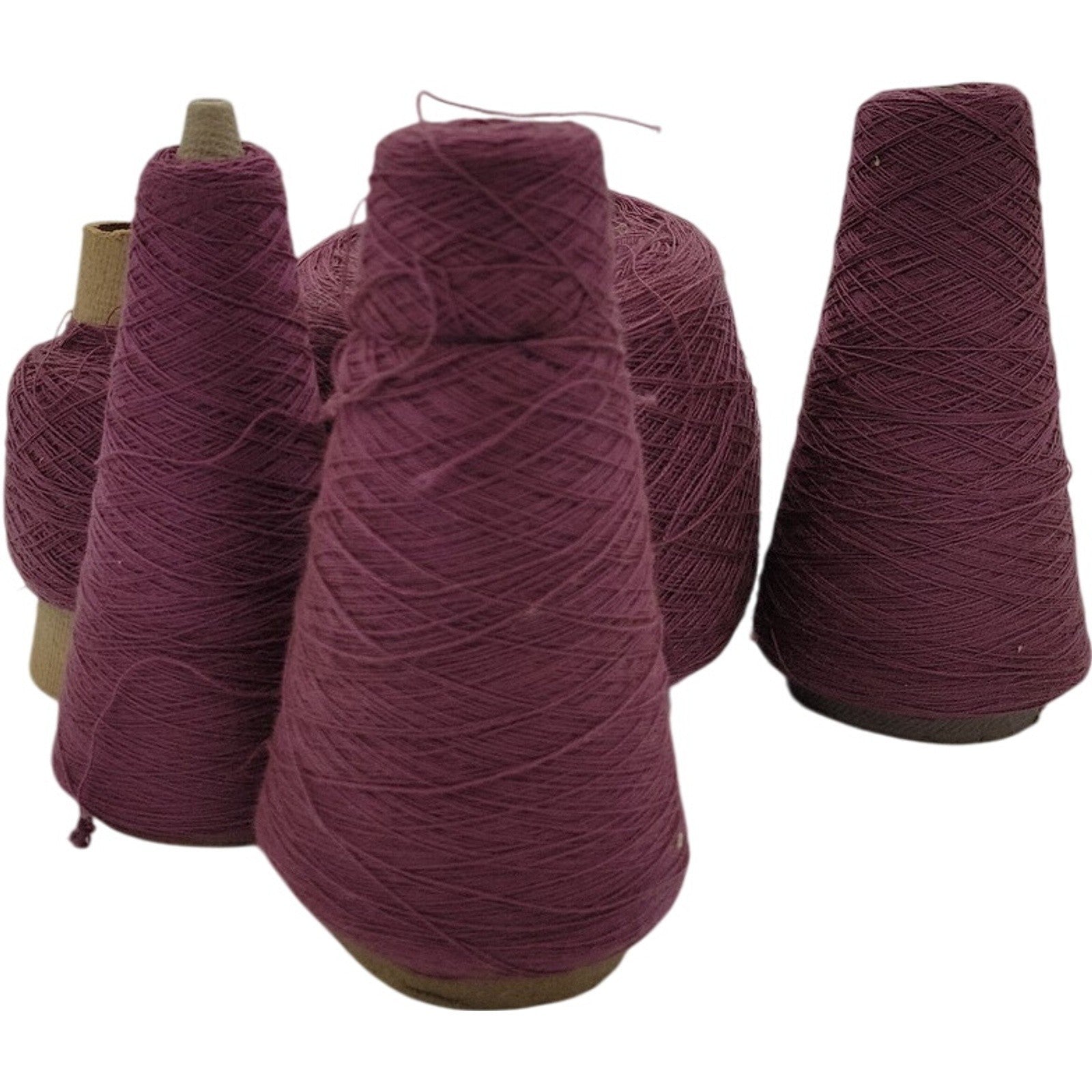 Vintage Pisgah Yarn 2/24 Grape Cone Weaving Knitting Yarn 2200 Lot of 5