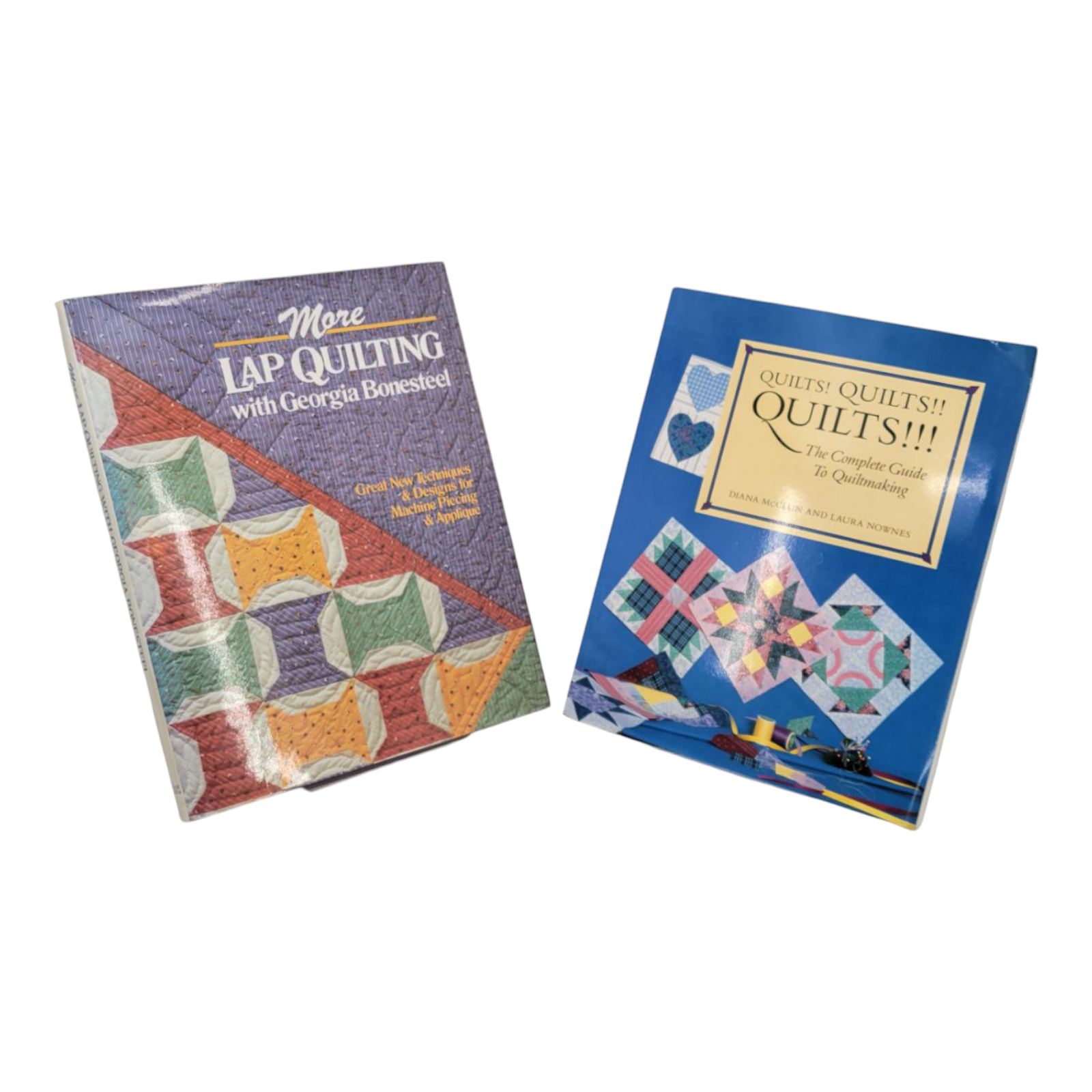 Quilts Quilts Quilts Guide and More Lap Quilting Book Bundle