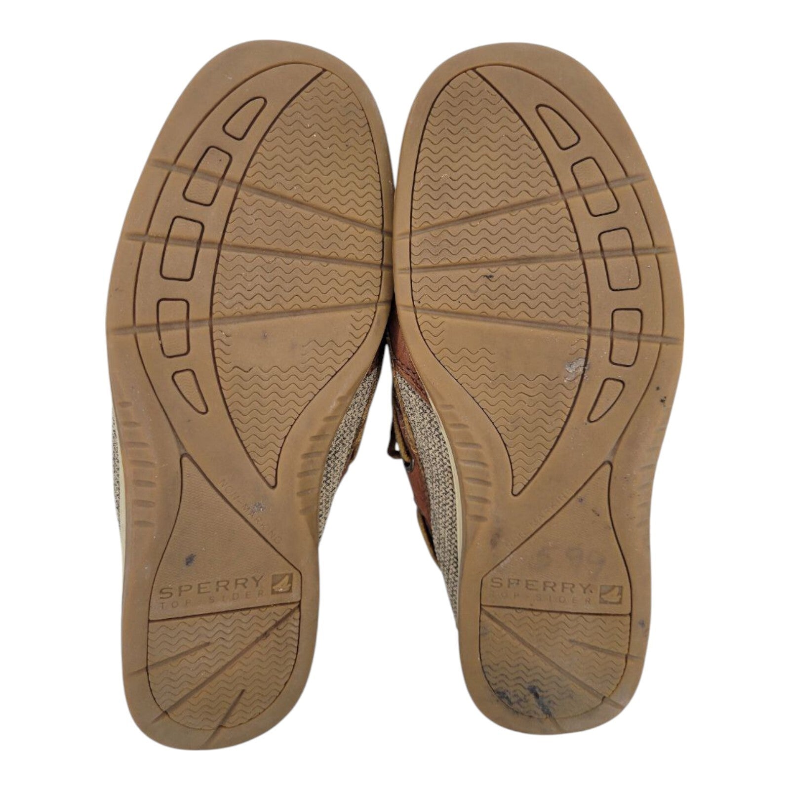 Sperry Top Sider Bluefish 2 Eye Womens Brown Boat Shoe Size 7.5M CH133