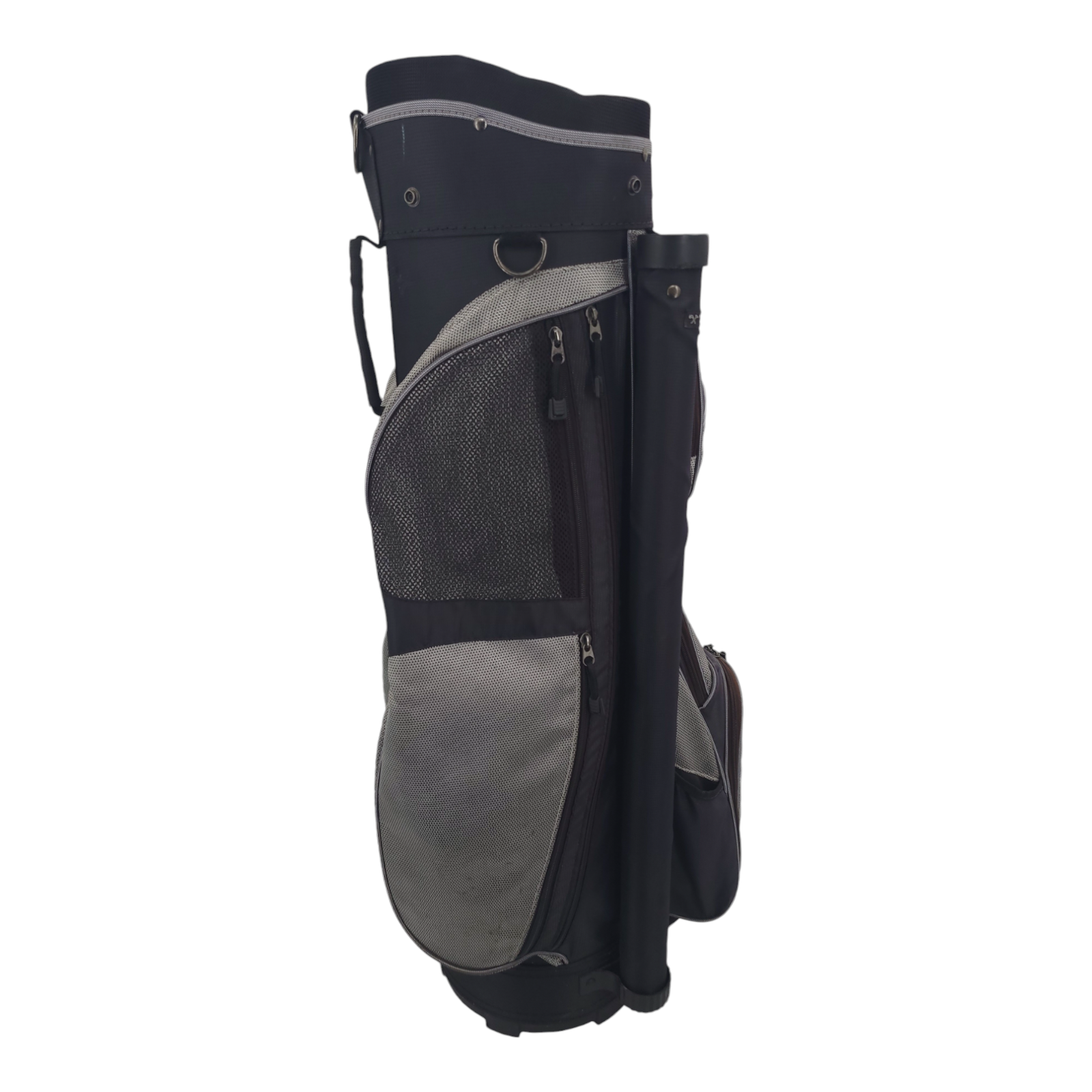 Affinity Golf Cart Stand Bag 14 Way Divider 9 Pockets Black Gray