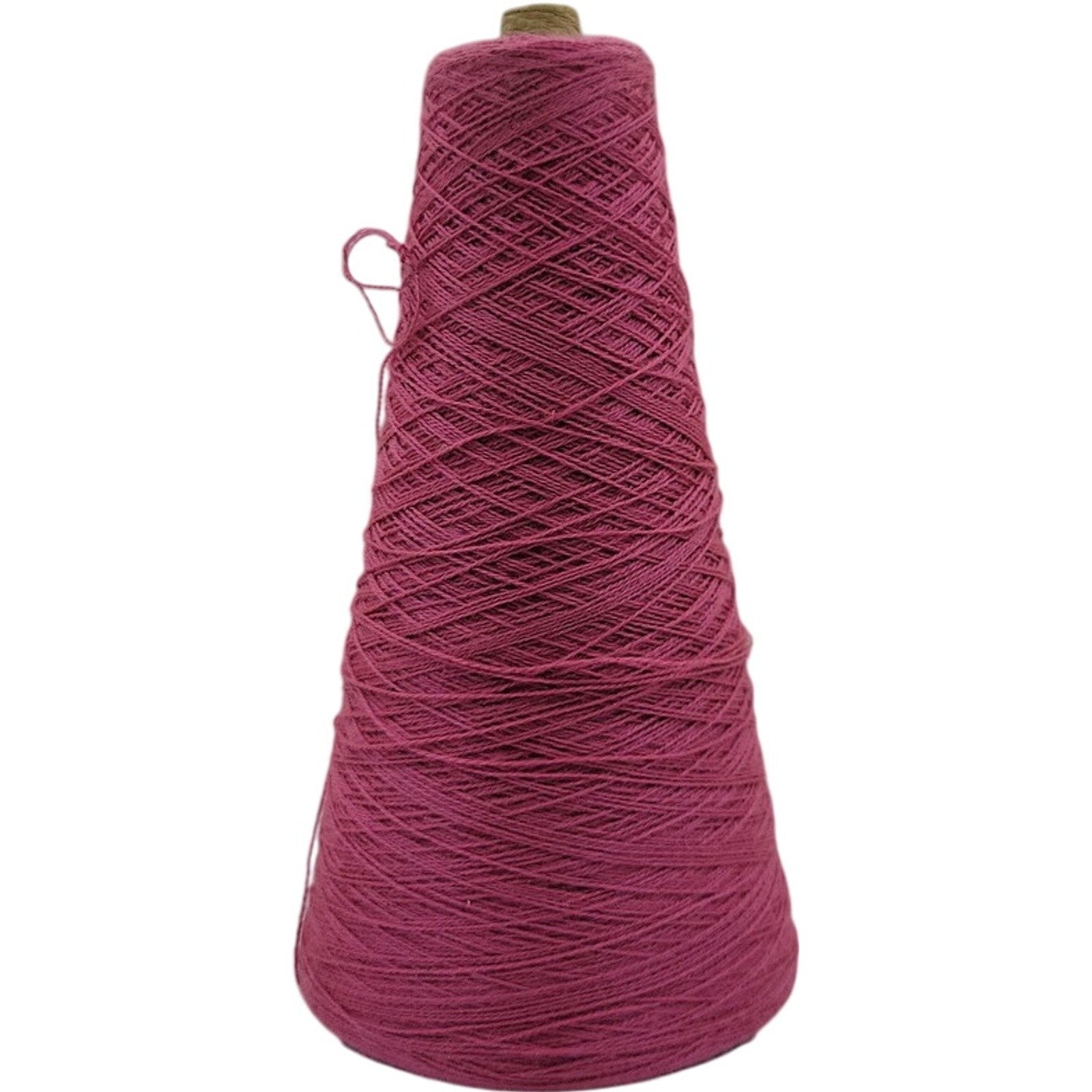 Vintage Pisgah Yarn 2/24 Rose Pink Cone Yarn Weaving Knitting Lot 6105