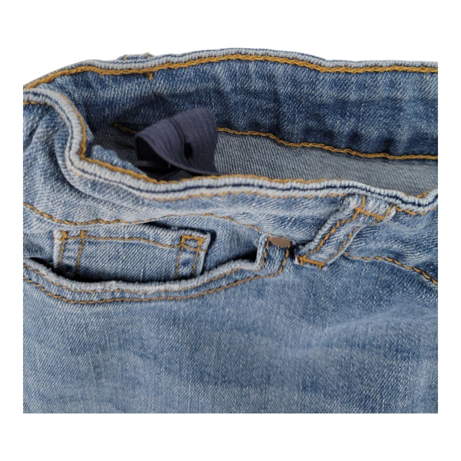 Wonder Nation Distressed Denim Skirt Girls Raw Hem Adjustable Waist Size XXL 18