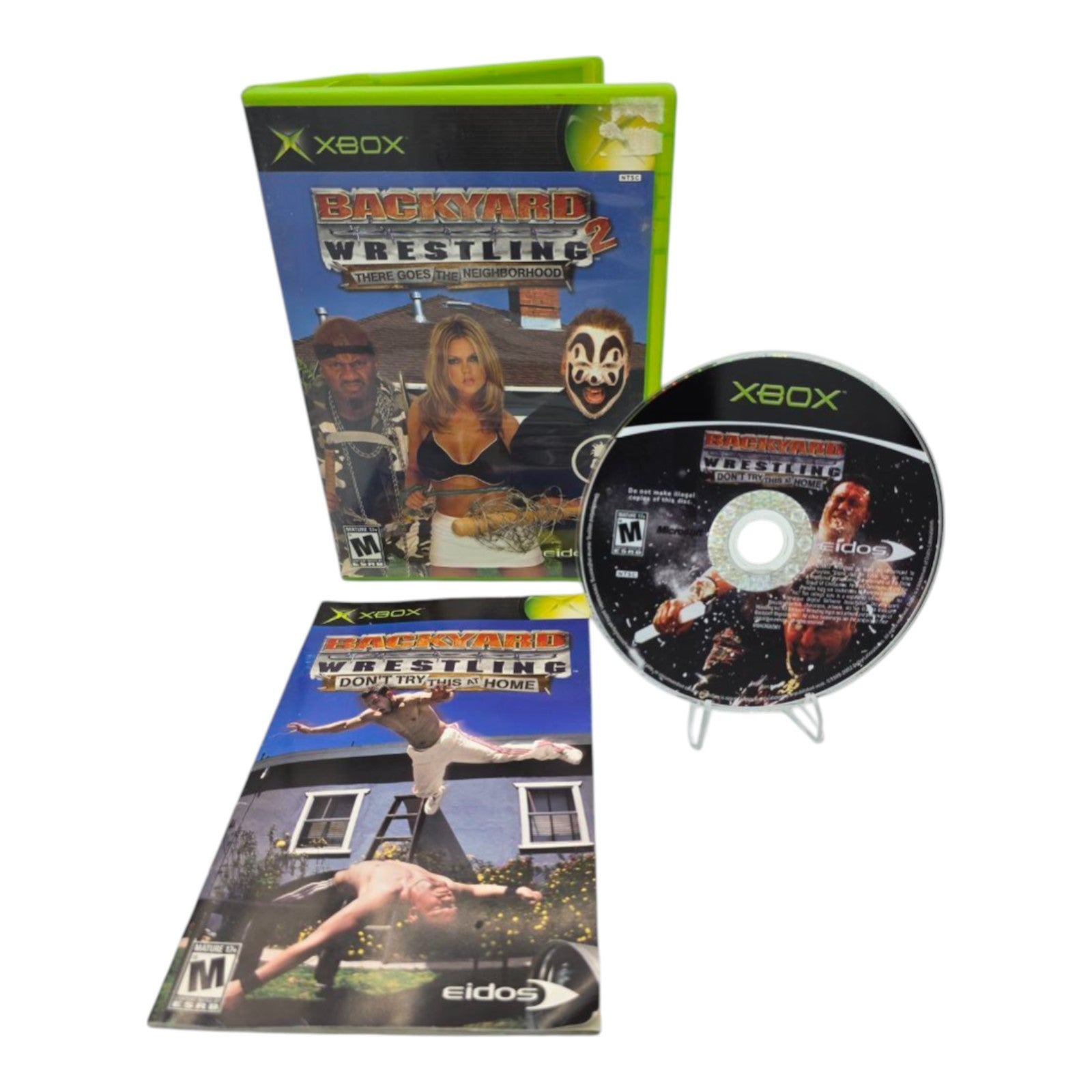 Backyard Wrestling 2: There Goes the Neighborhood Xbox 2004 Complete CIB