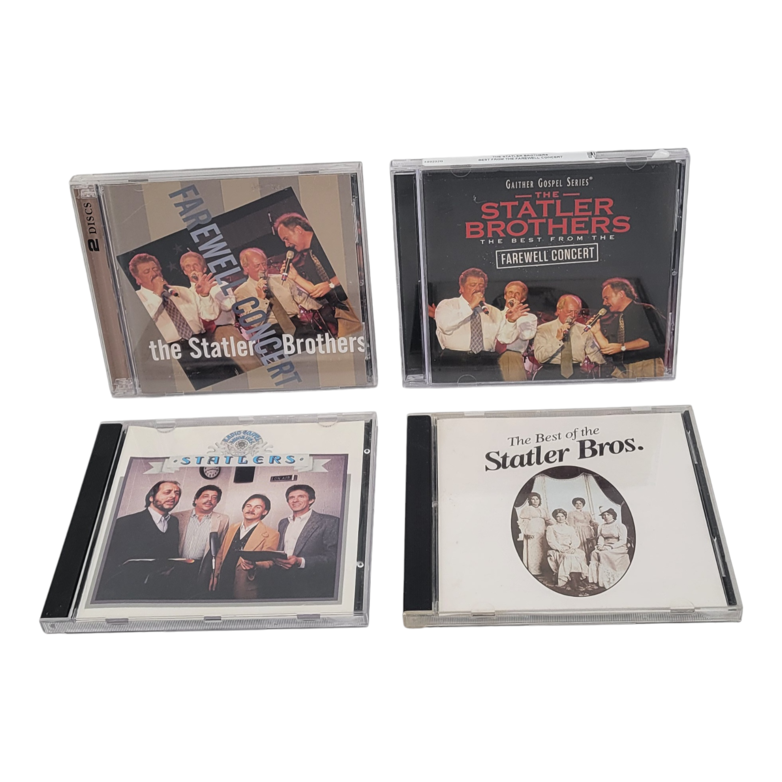 The Statler Brothers 4 CD Bundle - Gospel, Farewell Concert & Best of Collection