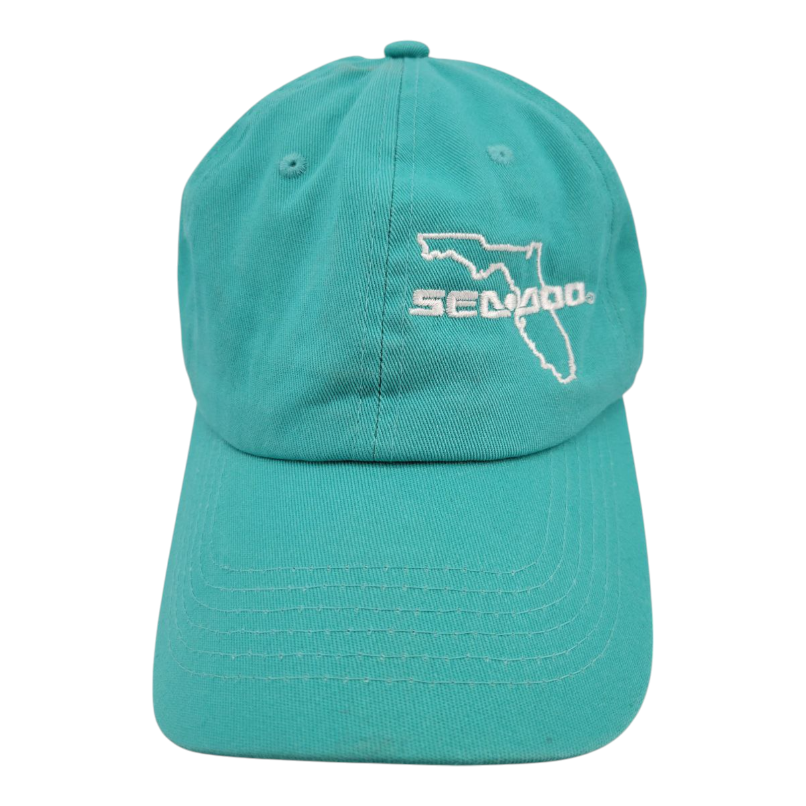 Sea-Doo Florida Logo Teal Adjustable Strapback Hat One Size