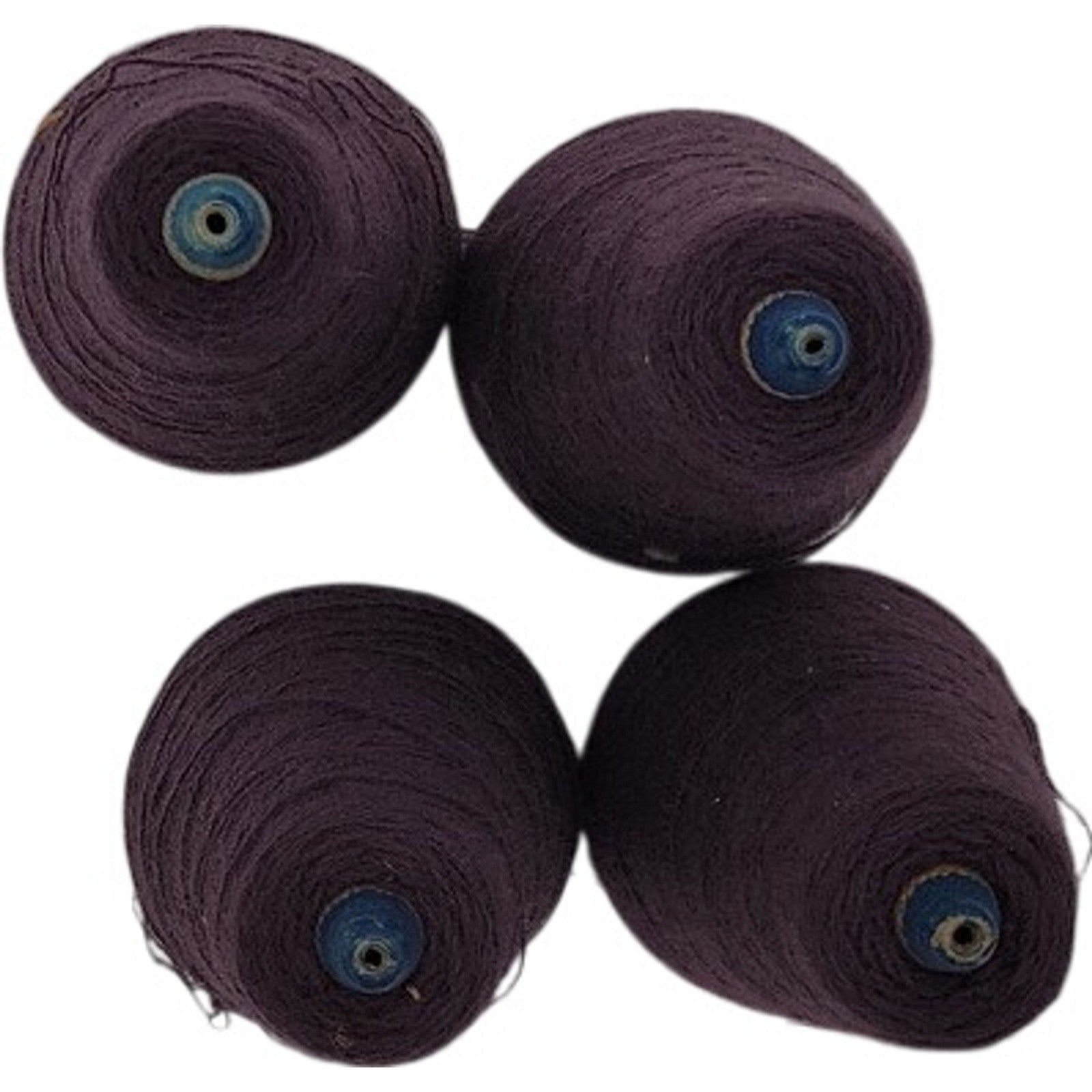 Vintage Phoenix Dye Works Yarn Cone 2/24 Federal Elderberry 508121 Lot of 4
