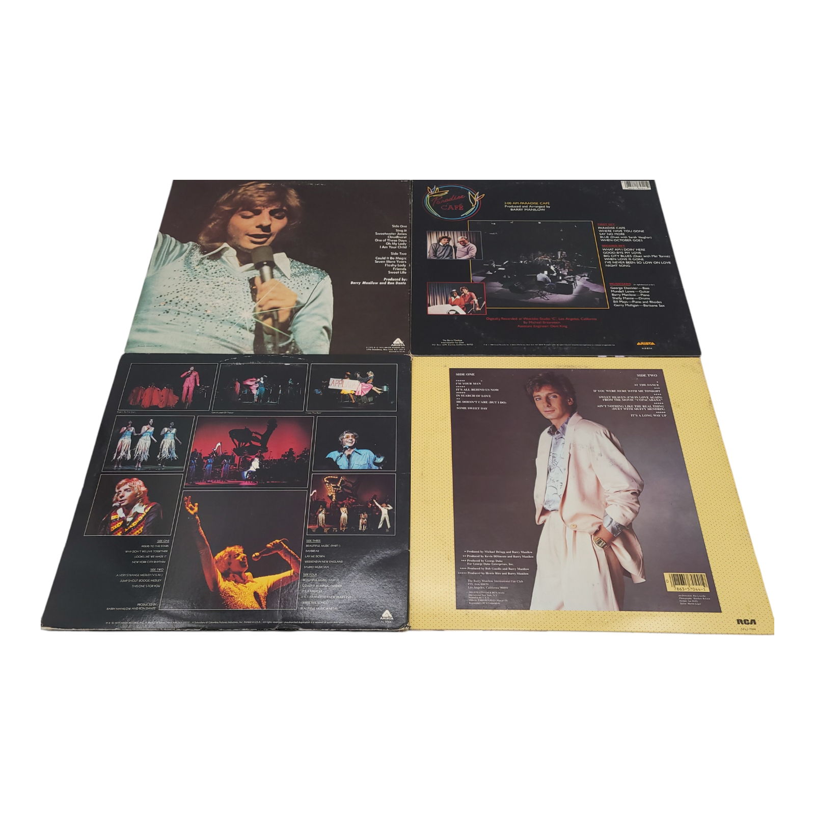 Barry Manilow I Vinyl LP 4 Album Bundle Live