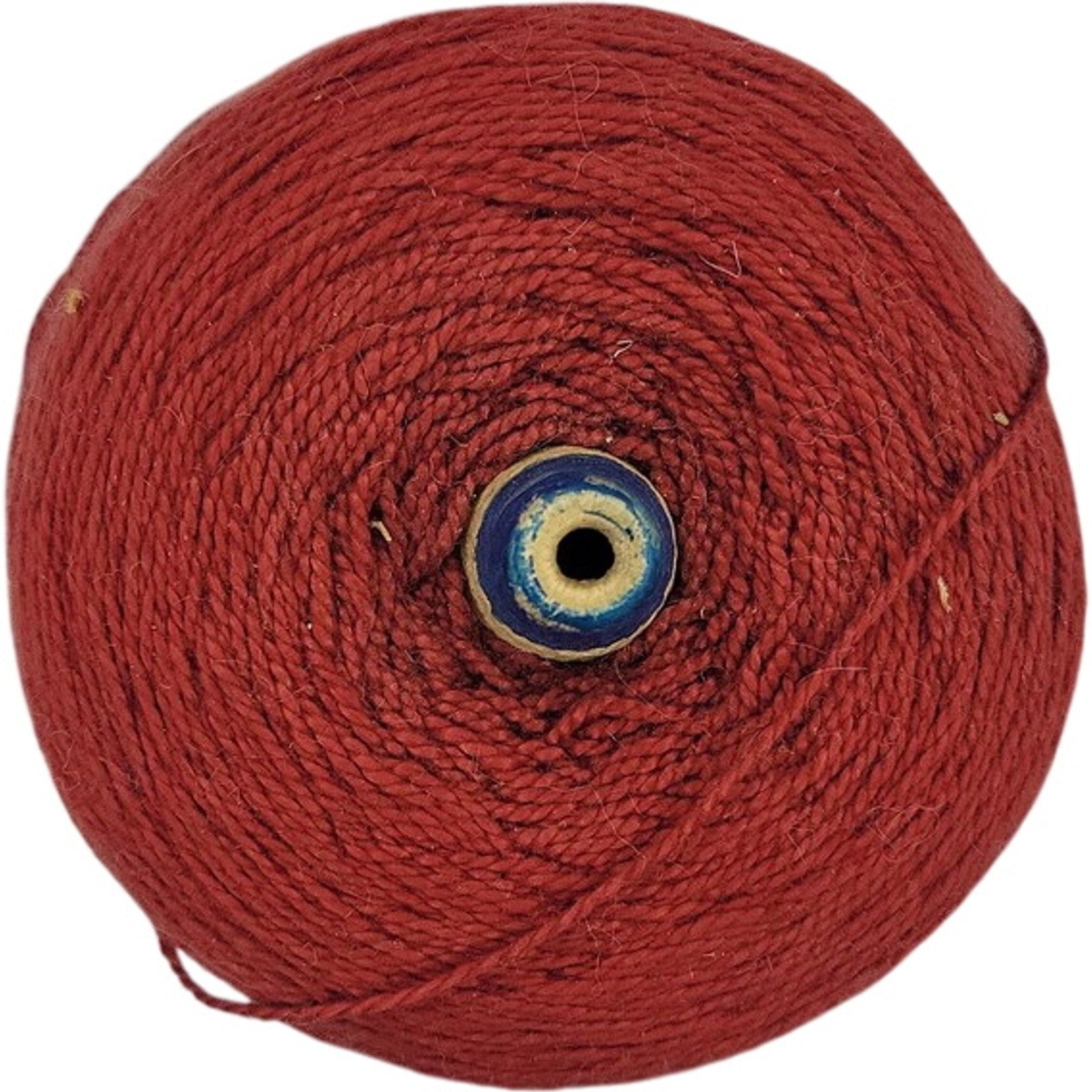Vintage Rust Red Weaving Crochet Knitting Mill Spool Yarn Cone