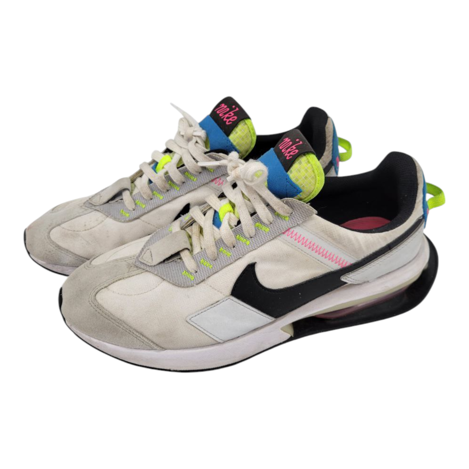 Nike Air Max Pre-Day DZ4399-100 White Pure Paltinum Volt Mens Size 11.5
