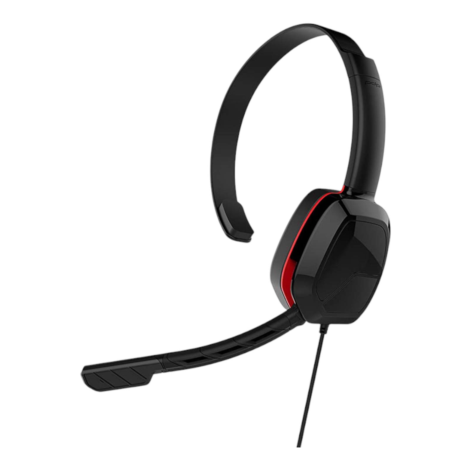 PDP Wired Chat Headset LVL1 Afterglow Black for Nintendo Switch