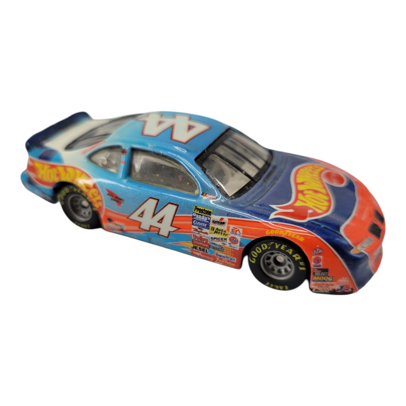 Hot Wheels NASCAR Kyle Petty #44 Diecast Car Mattel 1996 Racing Collectible 1:64