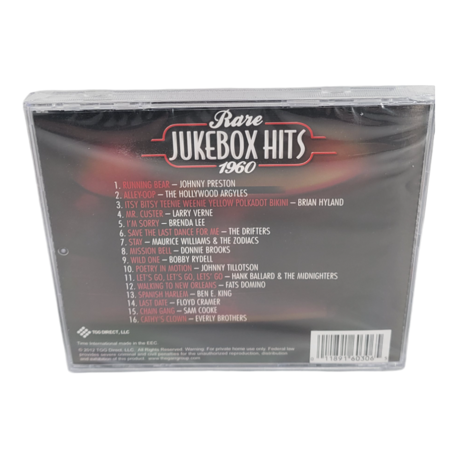 Rare Jukebox Hits CD Collection 1958-1961 4 CD Set Classic Oldies Compilation