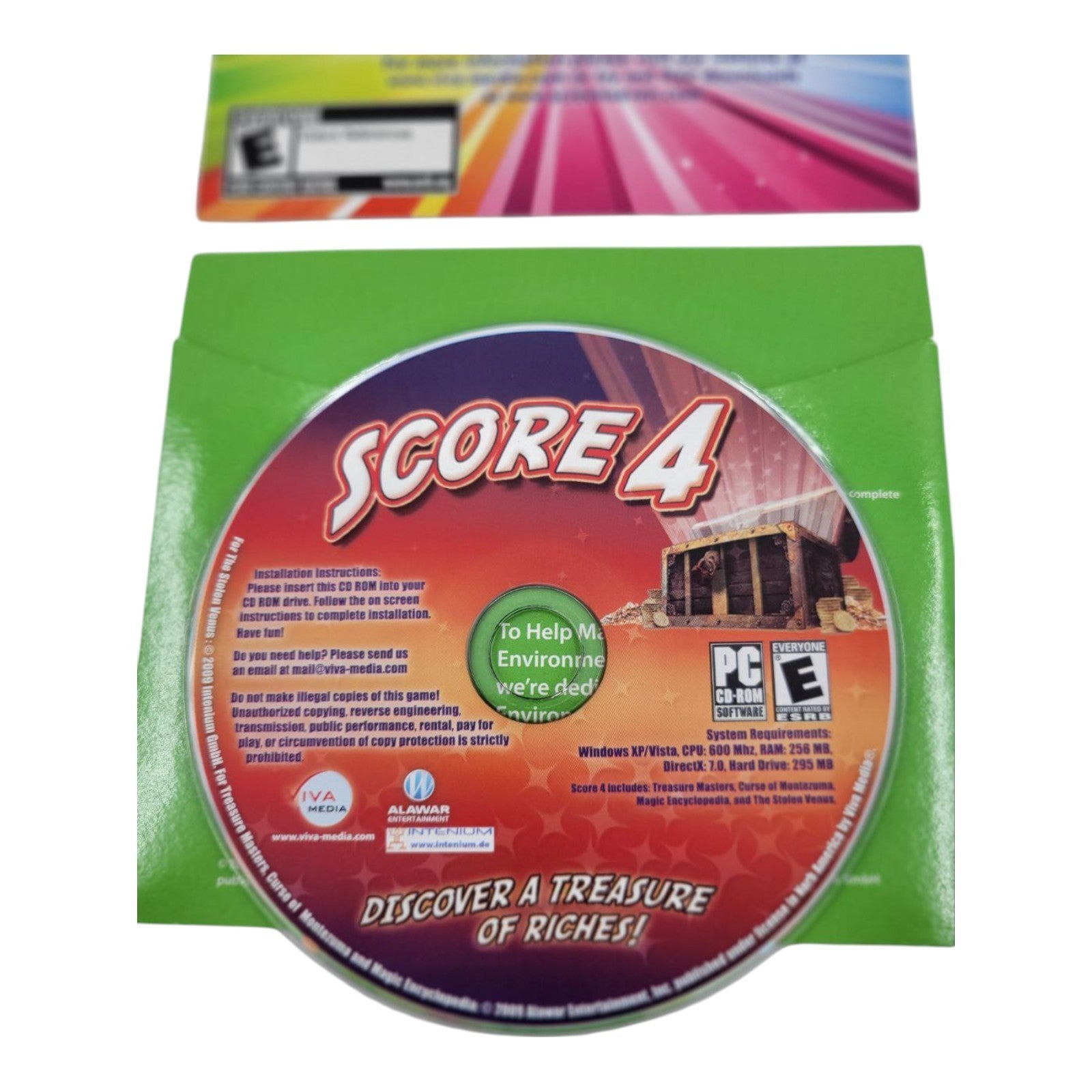 Viva Media Score 4 PC CD Rom Game Win XP/Vista - Disk Only
