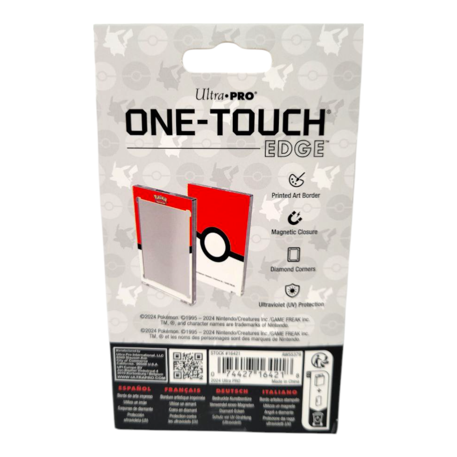 Ultra Pro Pokémon One Touch Edge 35PT Magnetic Card Holder with UV Protection