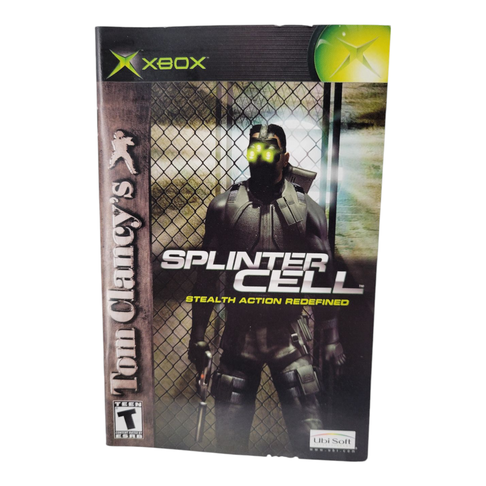 Xbox Tom Clancys Splinter Cell Xbox Platinum Hits 2002 Complete Case Manual