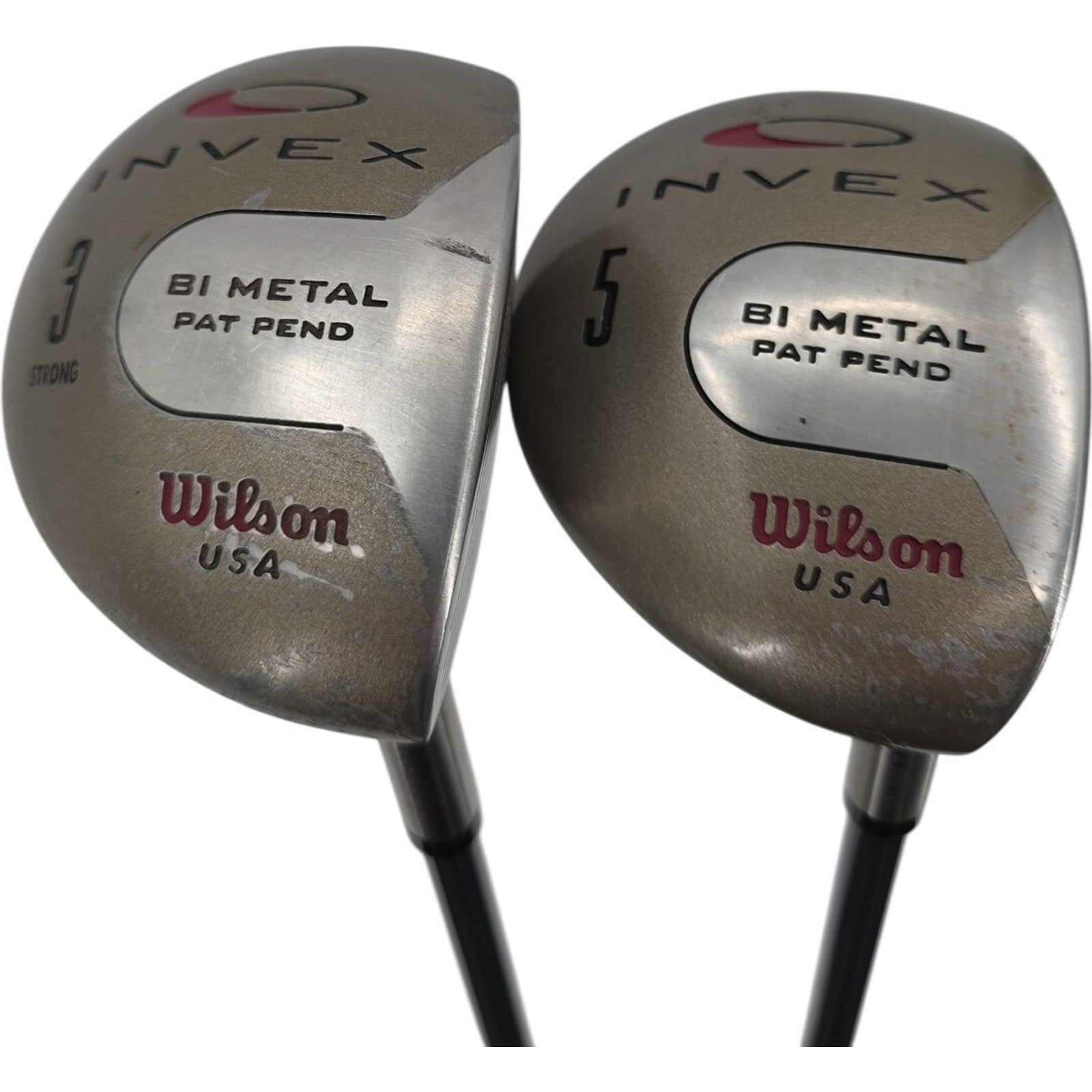 Wilson Invex Bi-Metal 3 And 5 Fairway Wood Bundle RH Graphite Shafts 43” And 42”