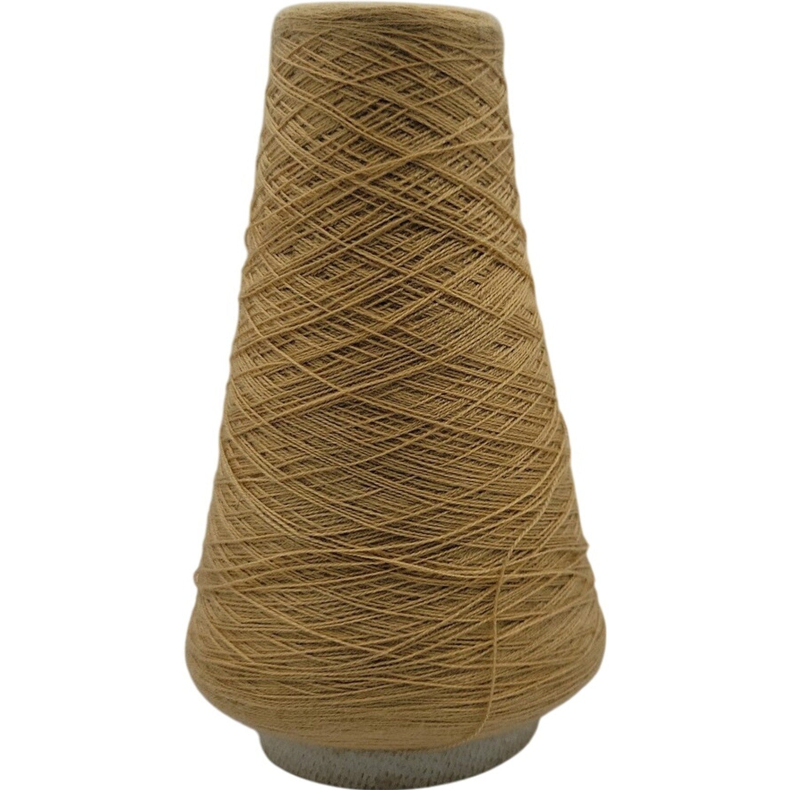 Vintage Pisgah Yarn 2/24 Honey 61-L Acrylic Weaving Knitting Yarn Cone Lot 7036